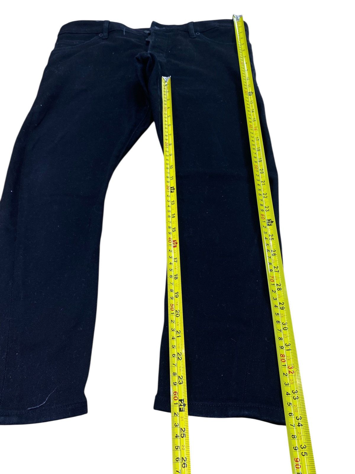 Dsquared2 Dsquared2 Slim Fit Twist Leg Style Black Jeans Size US 35 - 7 Thumbnail