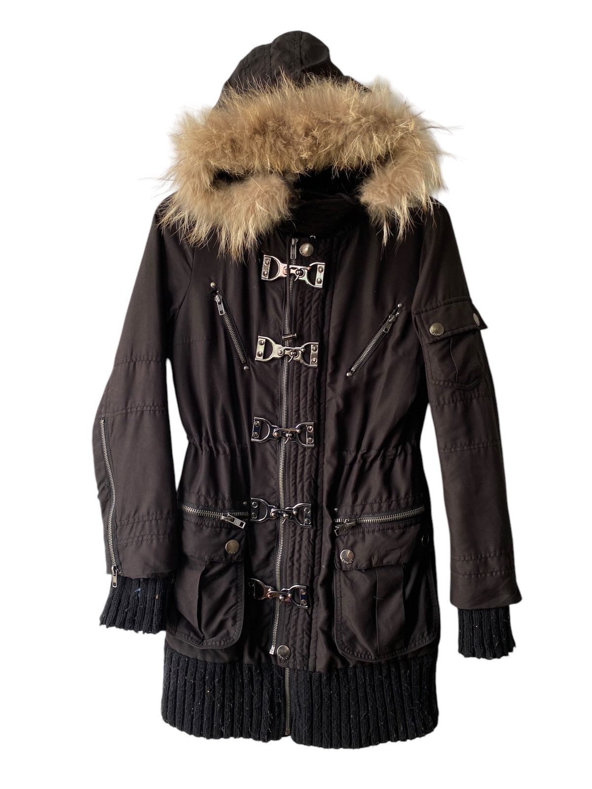 Japanese Brand Egoist Japan Gothic Punk Design Fur Hoodie Jacket Size US S / EU 44-46 / 1 - 1 Thumbnail