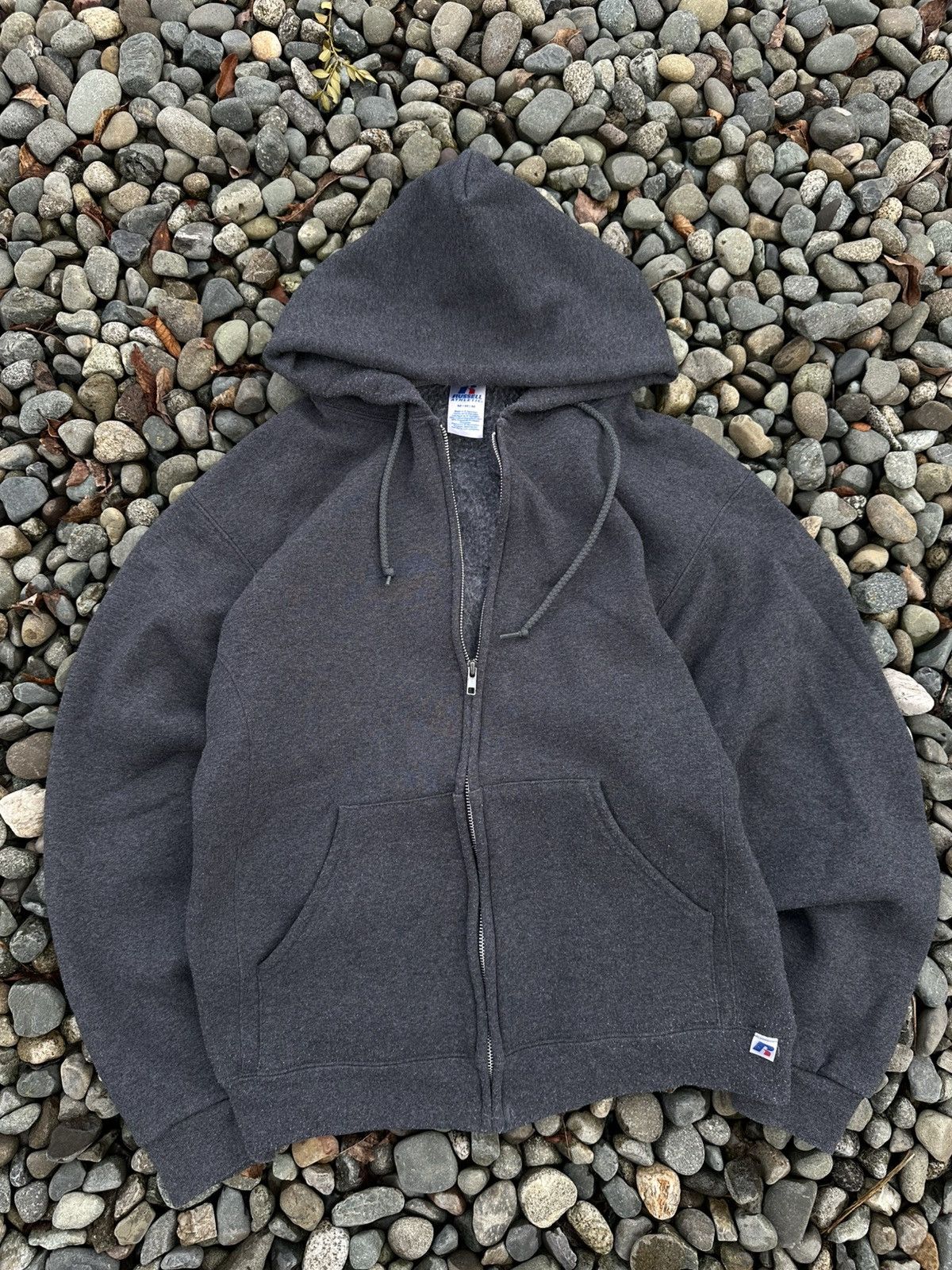 Russell Athletic 2000s Russell Zip up Hoodie Size US M / EU 48-50 / 2 - 2 Thumbnail