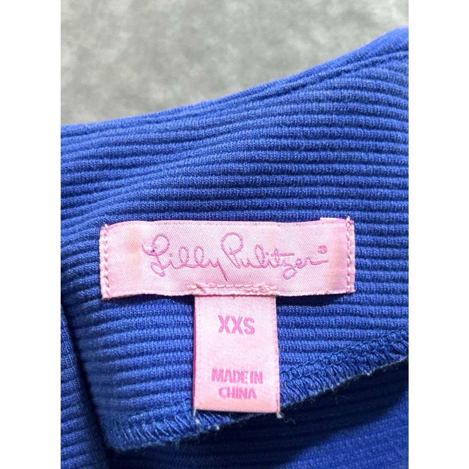 Lilly Pulitzer Lilly Pulitzer Dress Womens Xxs Blue Knit Bodycon Size XXS / US 00 / IT 34 - 3 Thumbnail