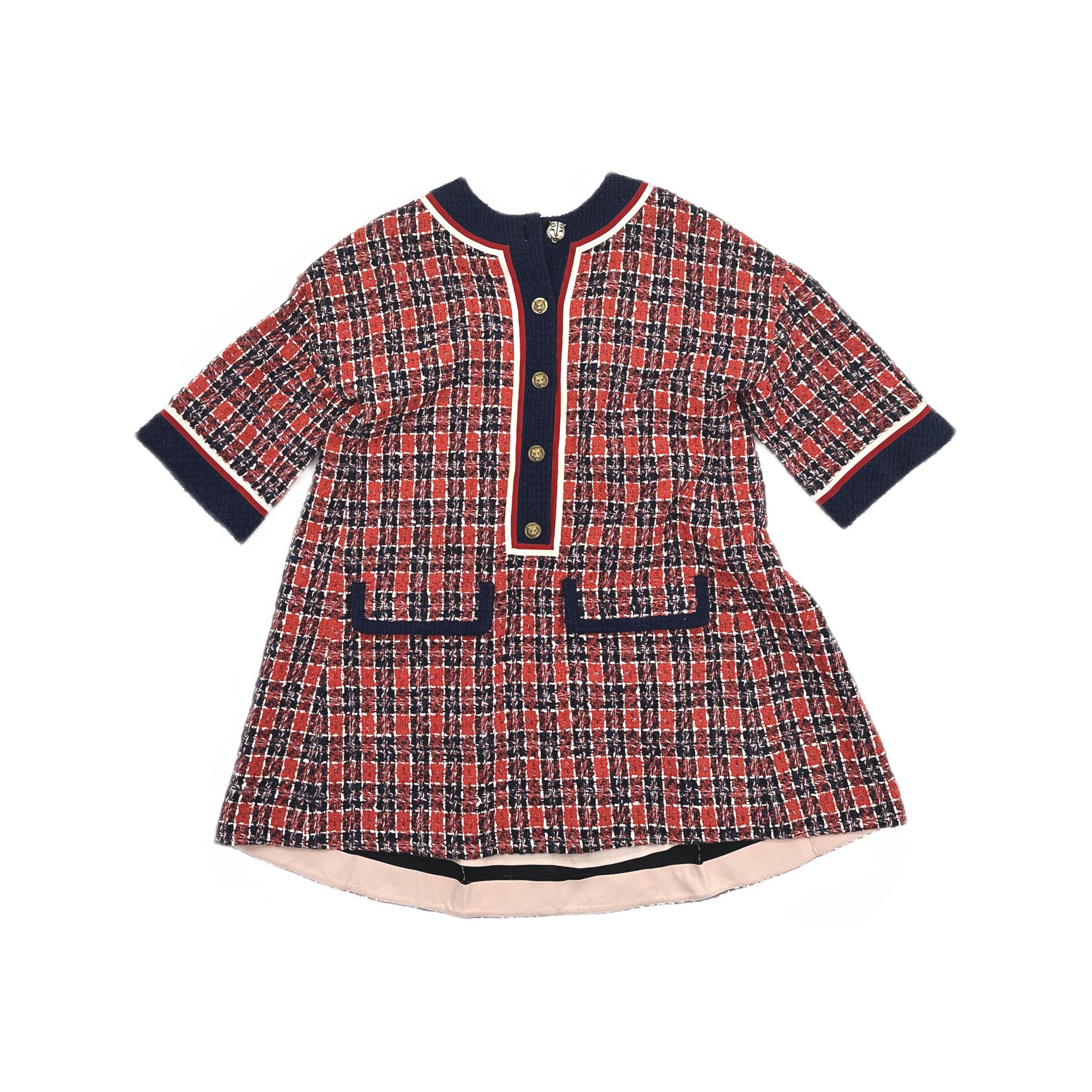 Gucci Gucci Plaid Tweed Mini Dress Size 42 Size M / US 6-8 / IT 42-44 - 1 Thumbnail