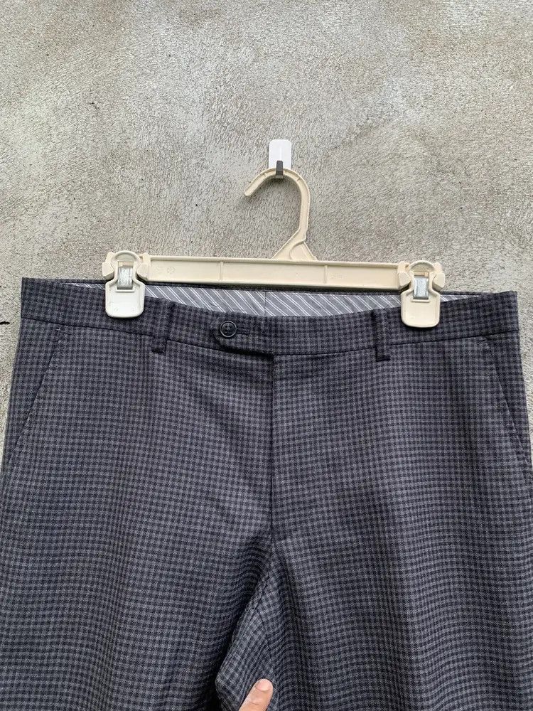 Yoshiyuki Konishi Ficce collezione yoshiyuki konishi checker wool trouser Size US 33 - 2 Thumbnail