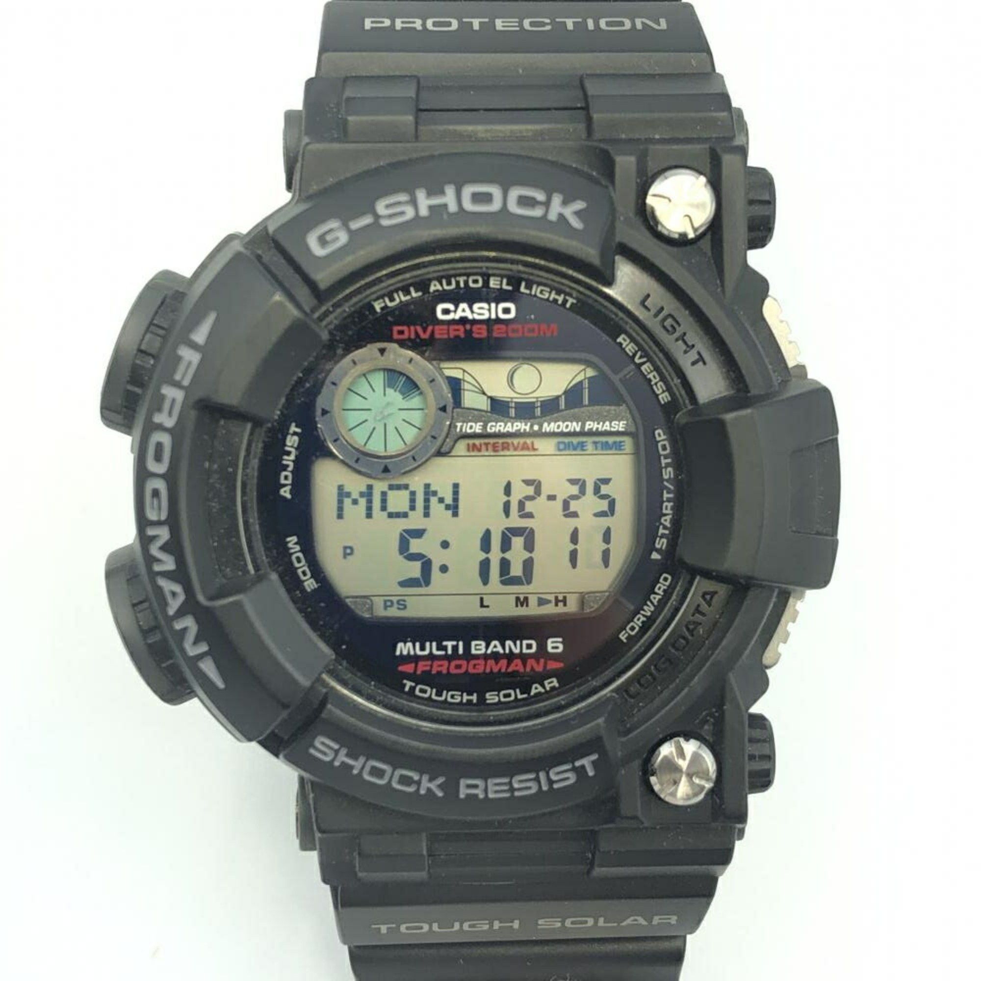 image of Casio G-Shock Watch Frogman Gwf-1000-1Jf G-Shock Frogman Black, Women's