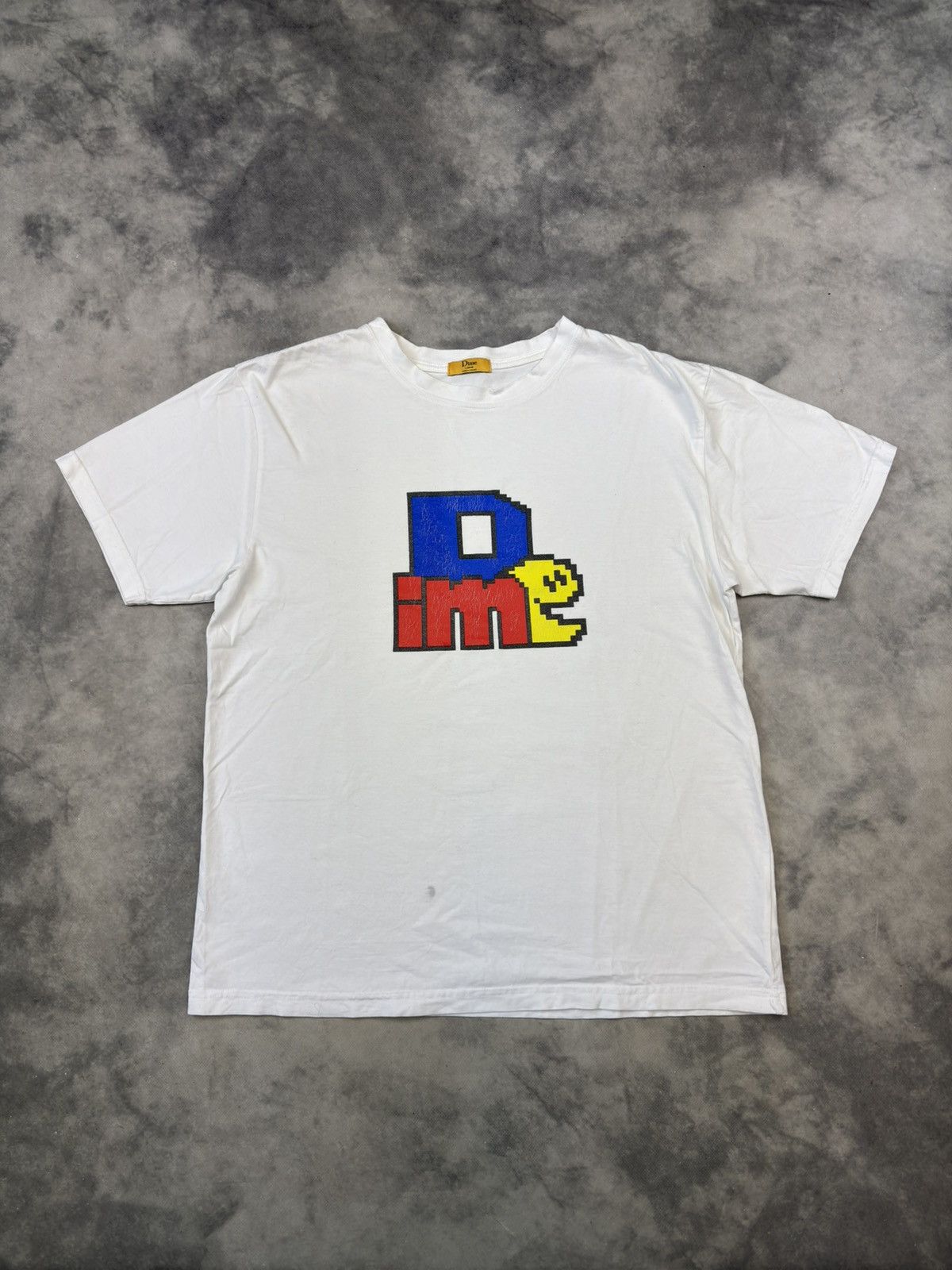 Vintage Dime Streetwear t shirt logo pac man skateboard sk8 rap Size US L / EU 52-54 / 3 - 1 Thumbnail