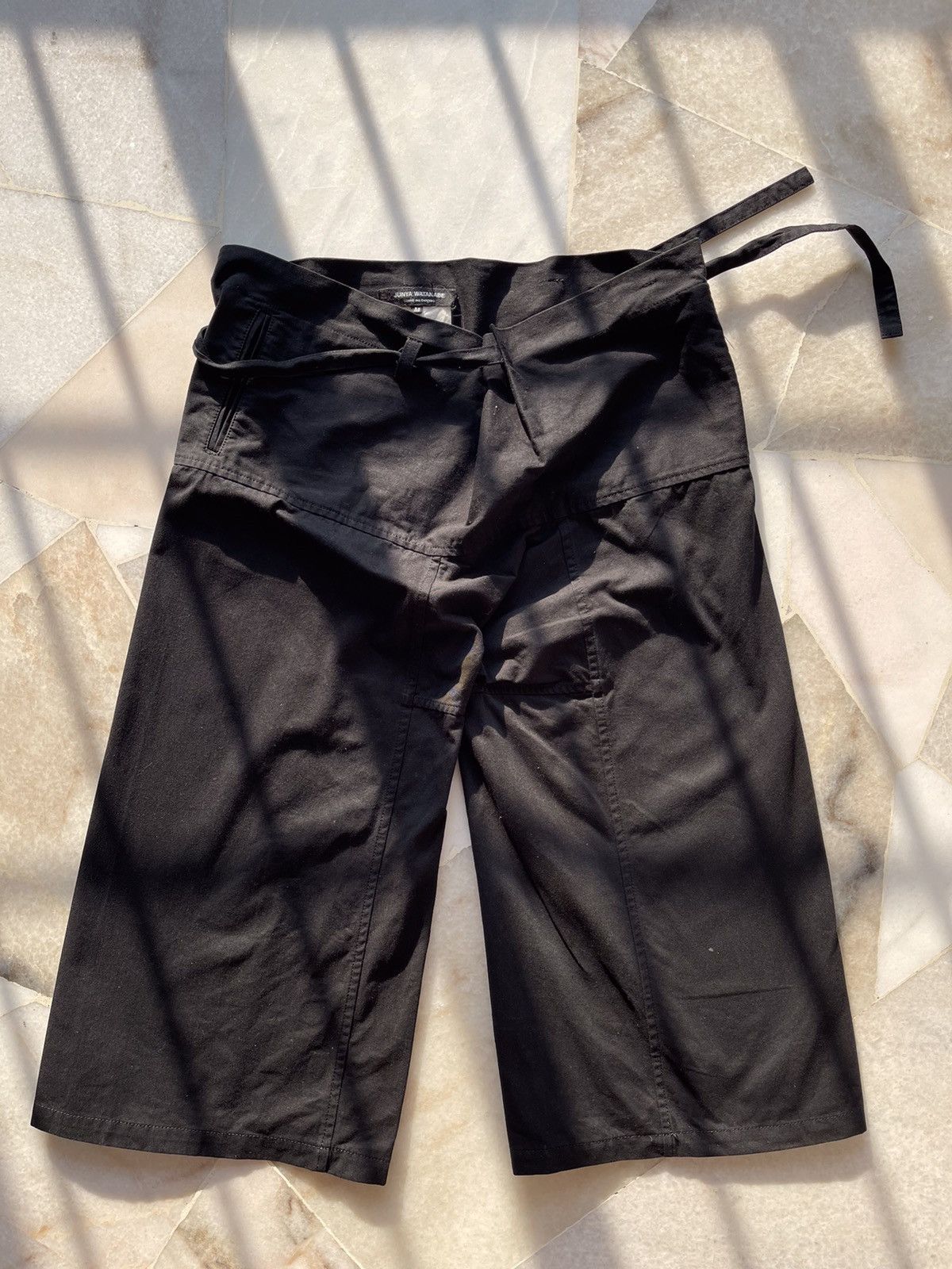 Comme des Garcons Homme AD2004 Junya Watanabe Asymmetric Jorts Style Pants Size US 34 / EU 50 - 12 Thumbnail
