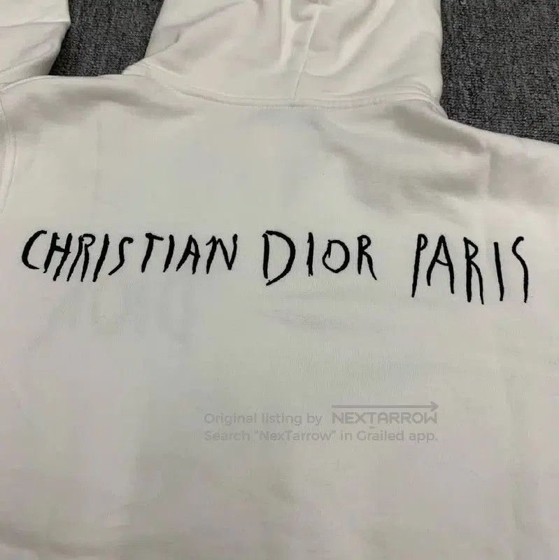 Dior Dior Women's White Cotton Hoodie . Size XS / US 0-2 / IT 36-38 - 8 Thumbnail