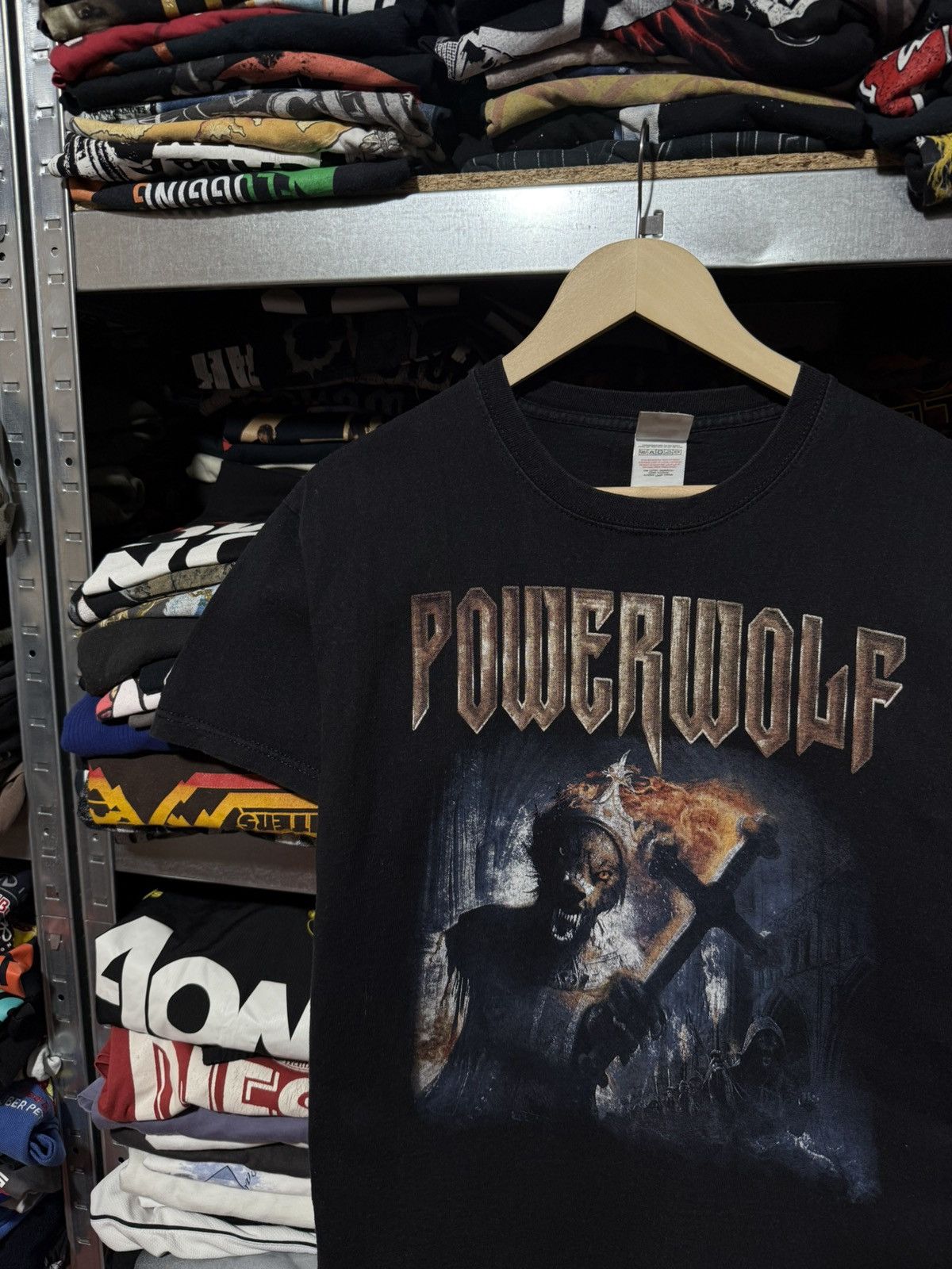 Band Tees Vintage 2013 Powerwolf Peachers Of The Night Rock T-Shirt Size US L / EU 52-54 / 3 - 3 Thumbnail