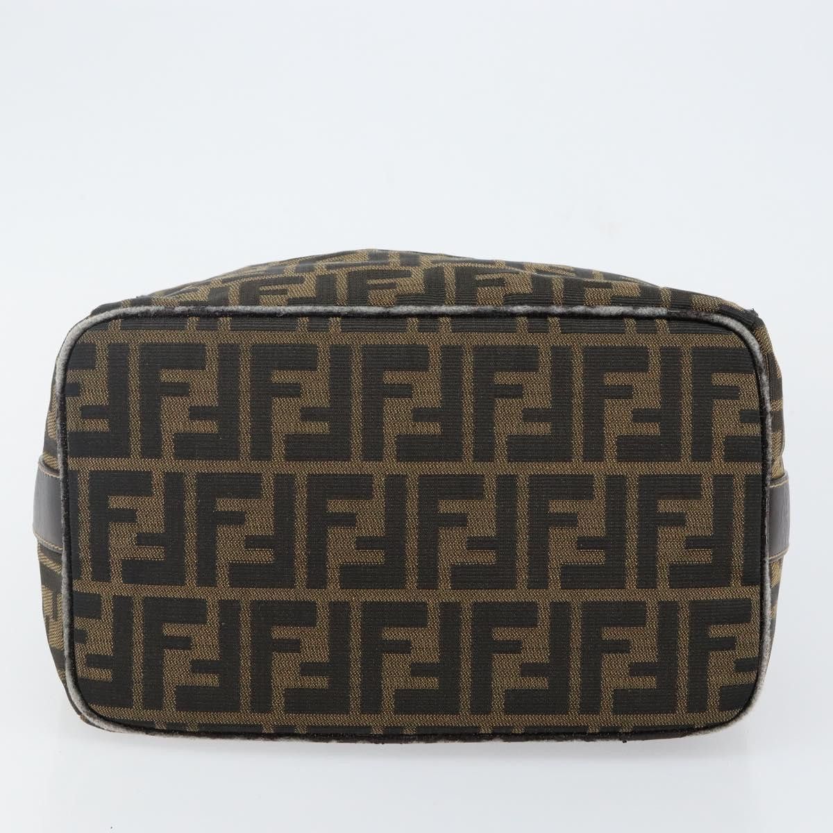 Fendi FENDI Zucca Canvas Hand Bag Black Brown Size ONE SIZE - 8 Thumbnail