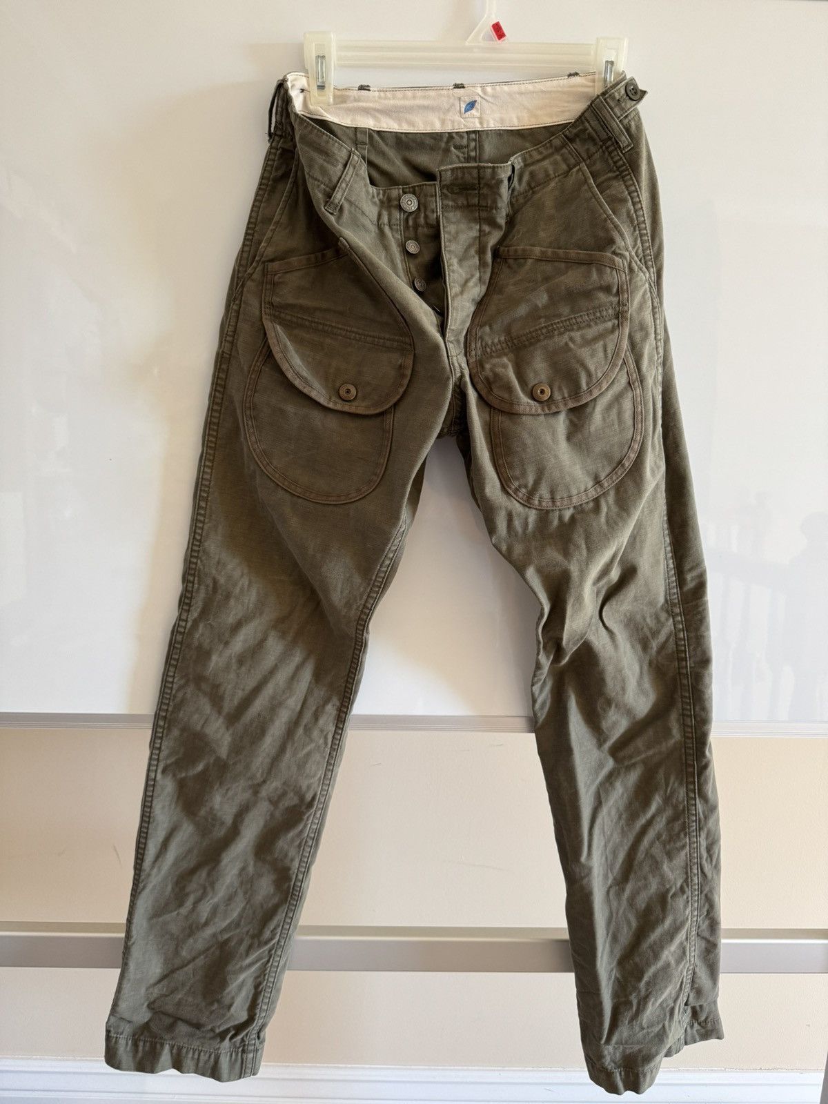 Pure Blue Japan Pure Blue Japan Hunting Pants (Olive) Size US 31 - 4 Thumbnail