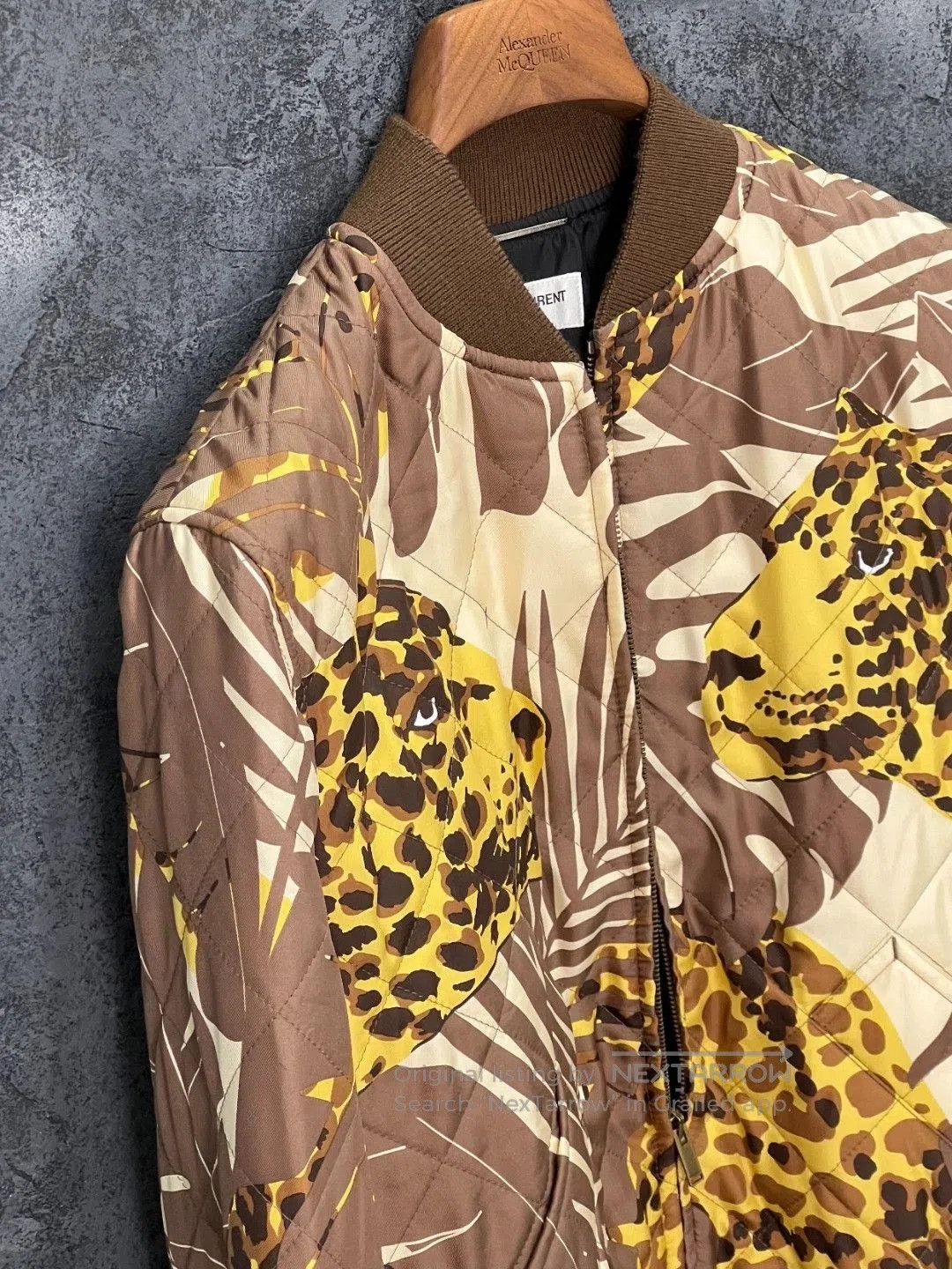 Saint Laurent Paris Saint Laurent Animal Print Quilted Jacket. Size US M / EU 48-50 / 2 - 2 Thumbnail