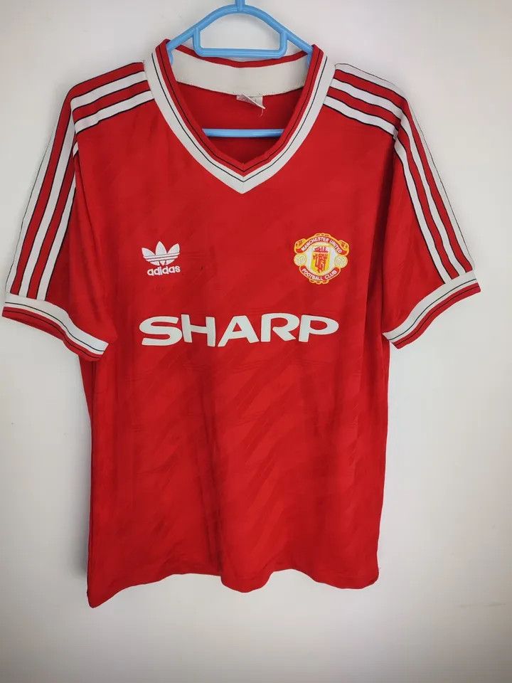 Vintage Manchester United 1987-88 home FOOTBALL Kit SHIRT
