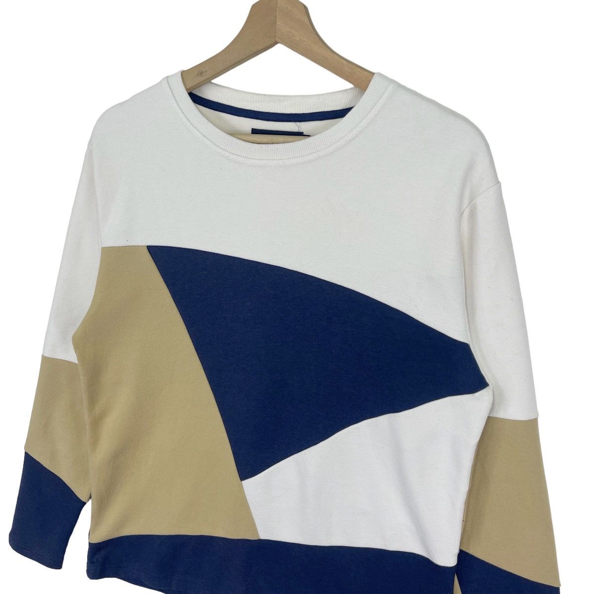 SHIPS Ships Japan Wide Cut Colourblock Sweatshirt Size US M / EU 48-50 / 2 - 3 Thumbnail
