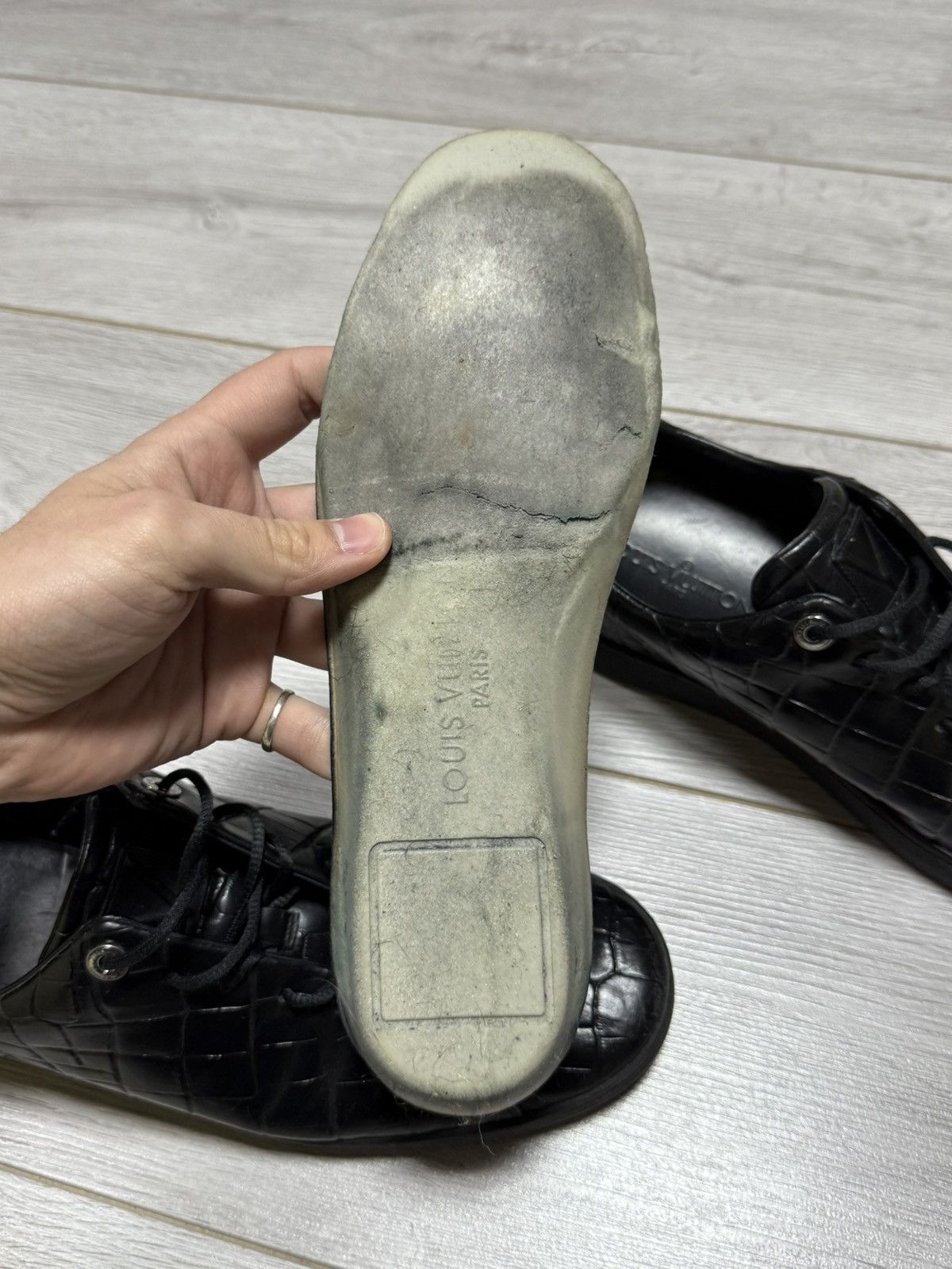 Louis Vuitton LV Louis Vuitton leather trainers shoes sneakers Size US 8.5 / EU 41-42 - 14 Thumbnail