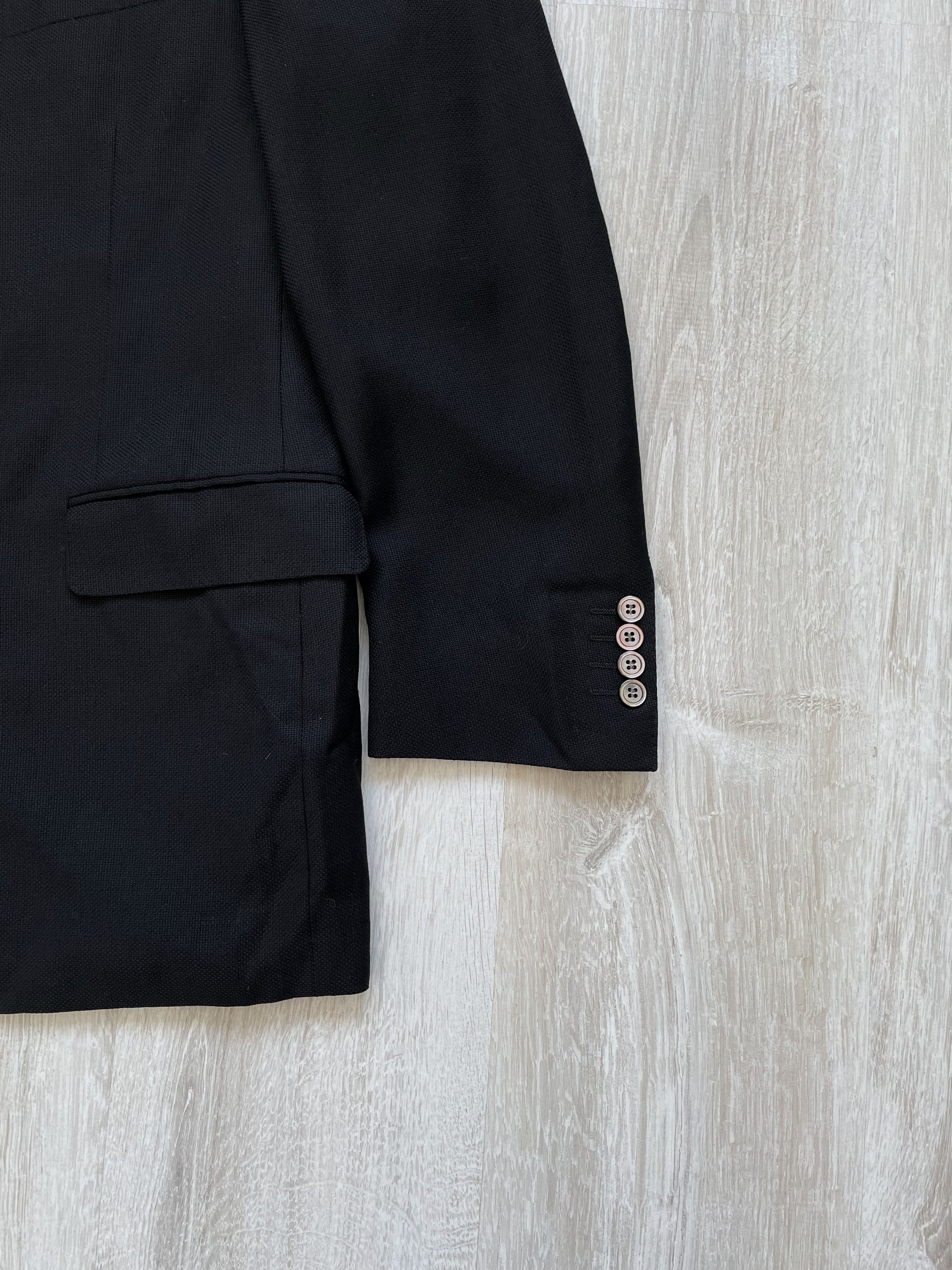Canali Canali Wool Black Blazer Size US M / EU 48-50 / 2 - 2 Thumbnail