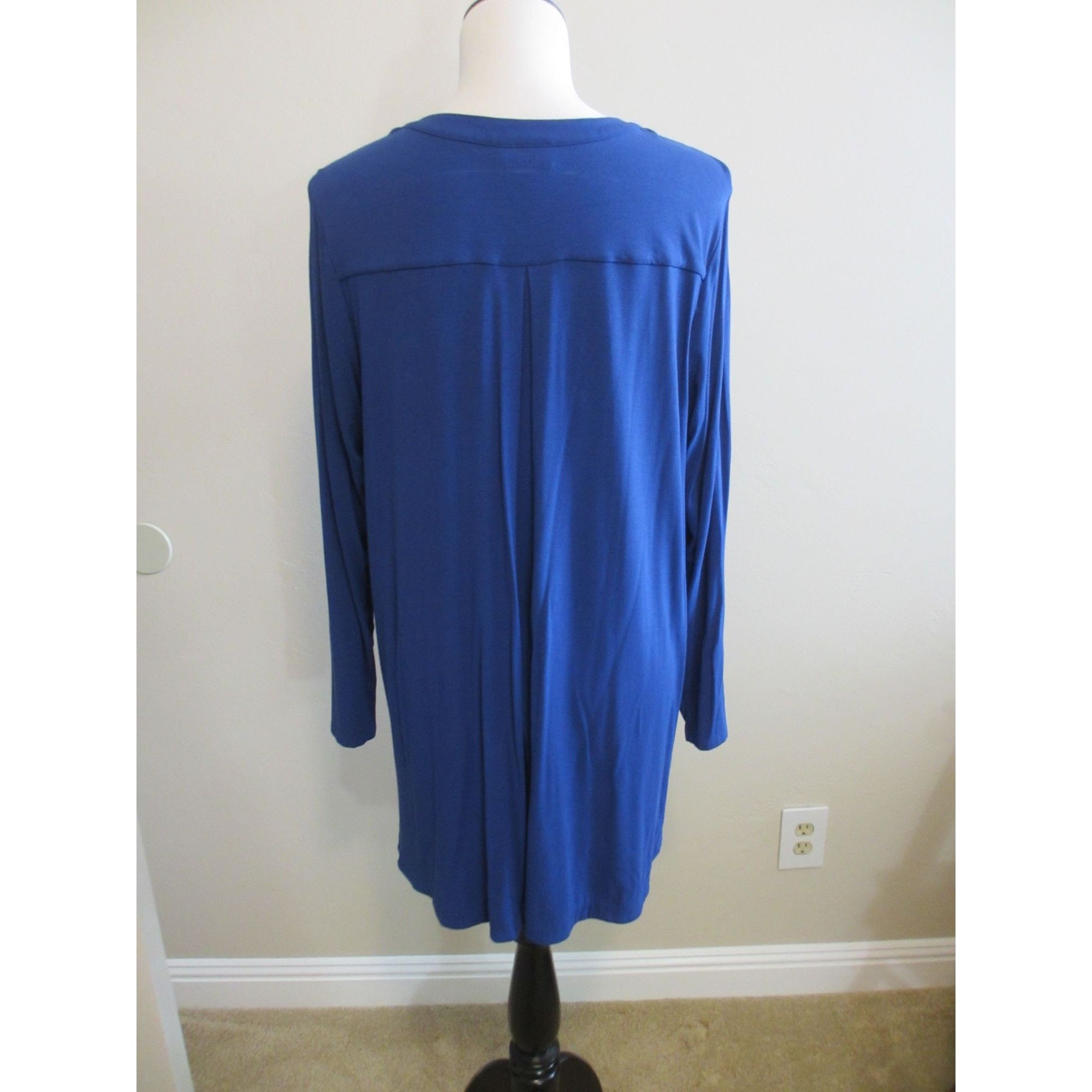 Other J.JILL WEARABLE COLLECTION BLUE LONG SLEEVED BUTTON DOWN BLO Size XL / US 12-14 / IT 48-50 - 4 Thumbnail