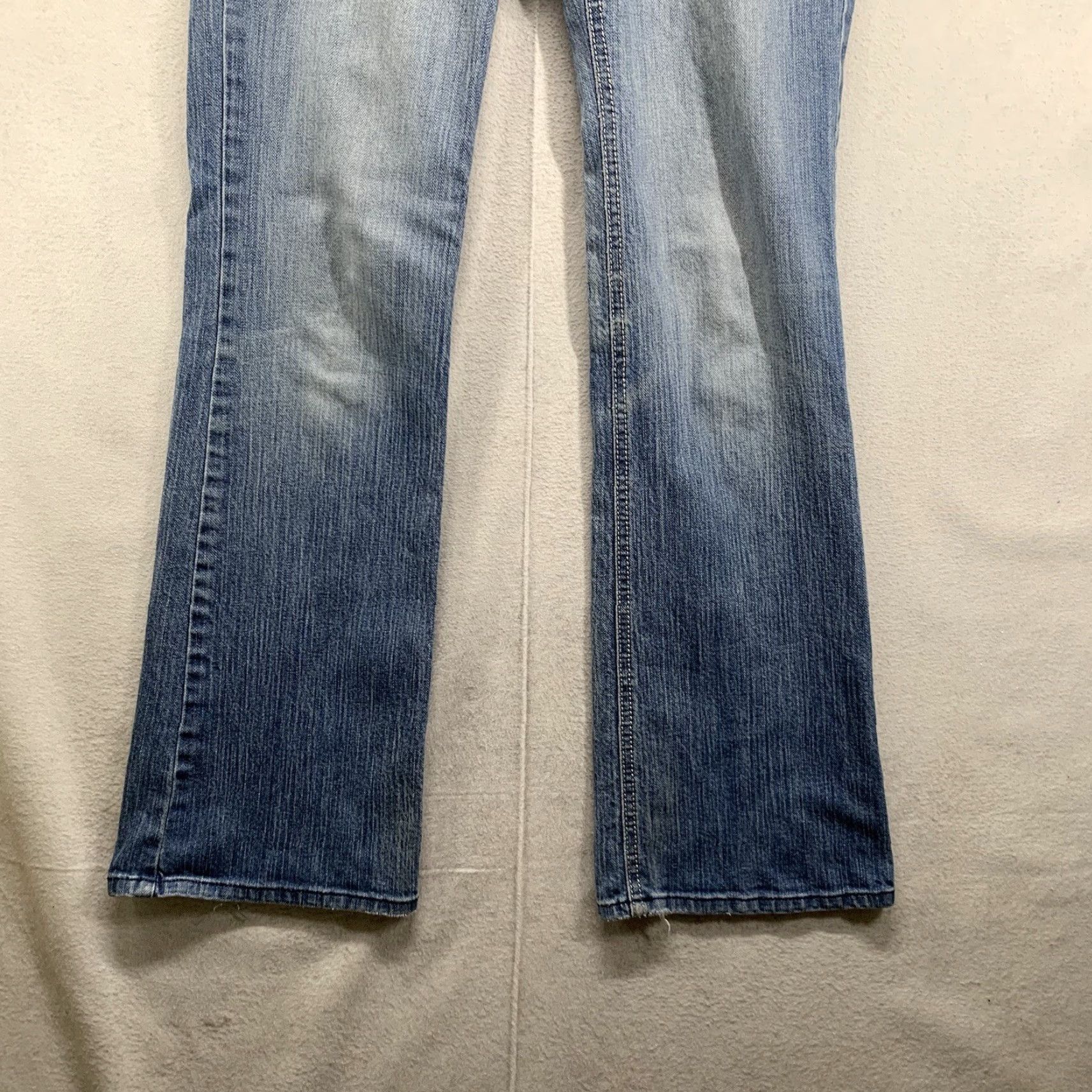 Vintage Vintage Flying Monkey Women's Flared Blue Jeans Size 9 Denim 98% Cotton 2% Spandex All-Season Size 30" / US 8 / IT 44 - 5 Thumbnail