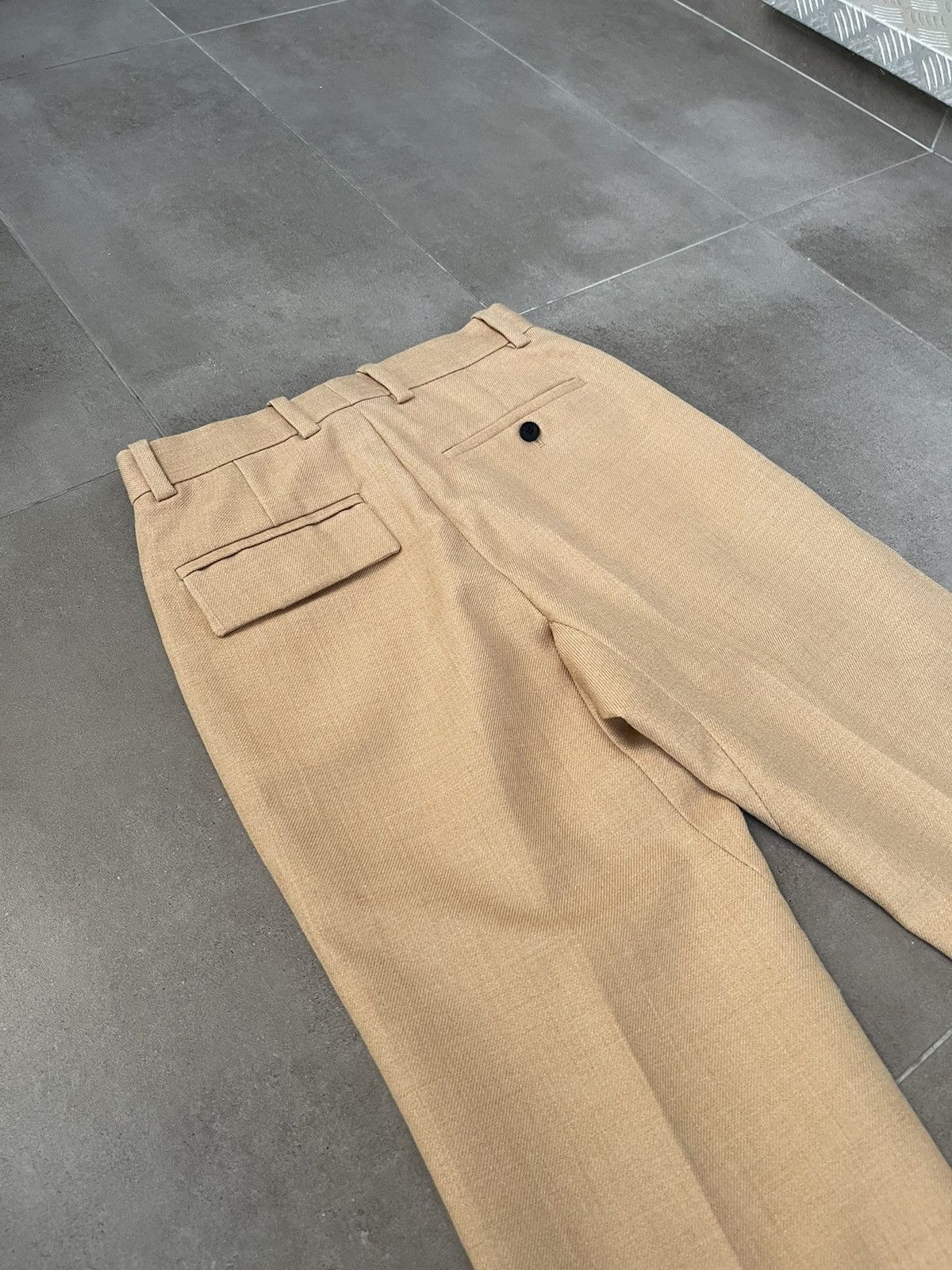 Wooyoungmi !DS! AW22 Wooyoungmi Beige Casual Wool Pants Size US 28 / EU 44 - 16 Thumbnail