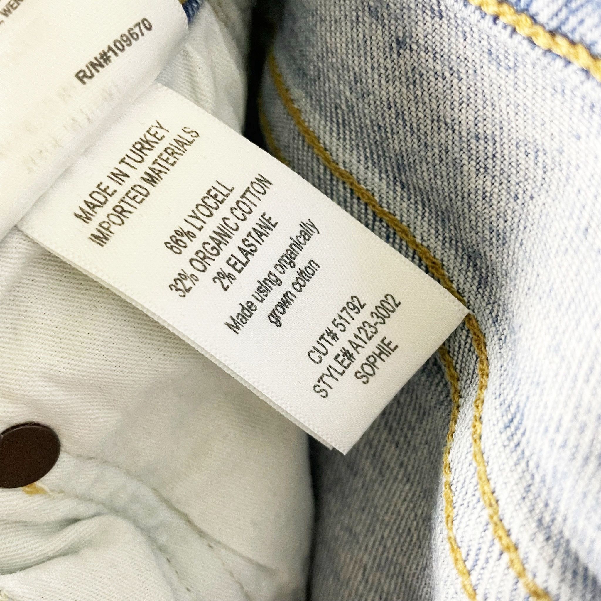 Agolde Agolde Sophie Mid Rise Ankle Skinny Jeans With Size 25" / US 0 / IT 36 - 4 Thumbnail