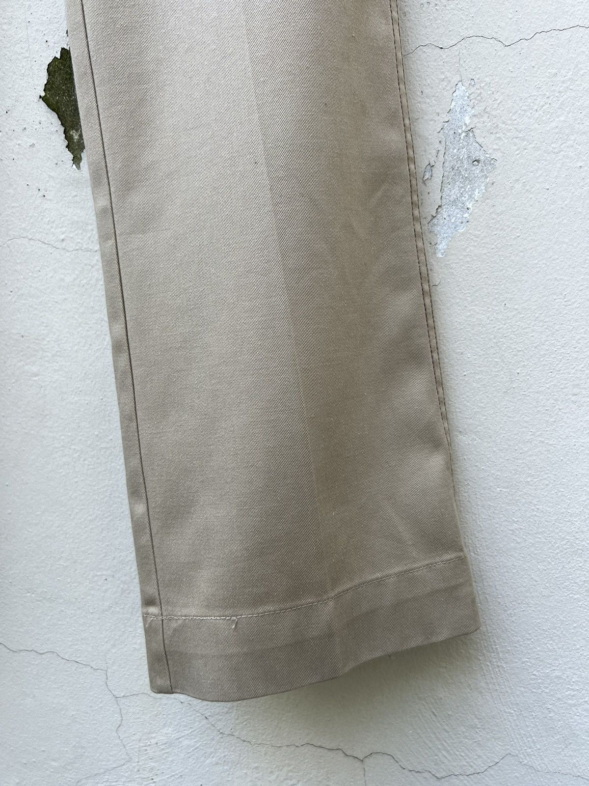 Dickies Vintage 70s TALON Zipper Dickies Flare Khaki Trouser Pant Size US 30 / EU 46 - 13 Thumbnail