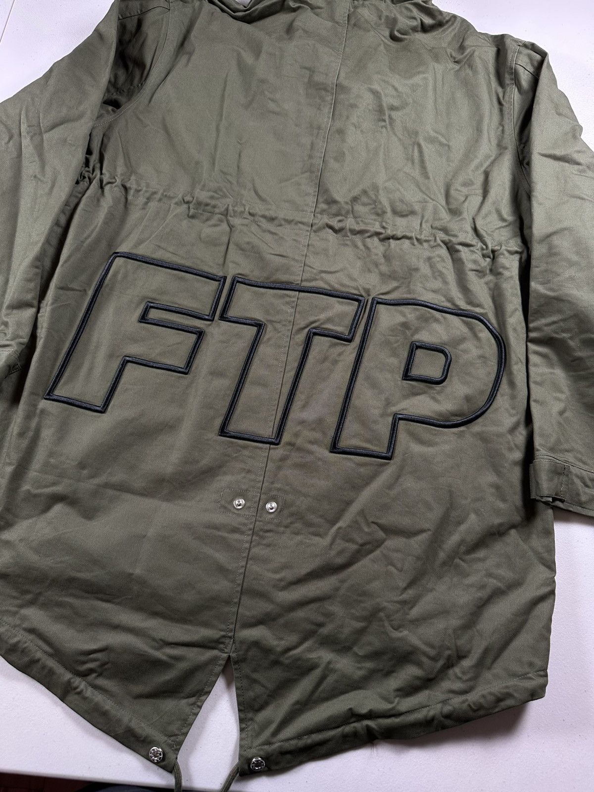 Fuck The Population FTP Zip Up Parka Coat Green Size US L / EU 52-54 / 3 - 4 Thumbnail