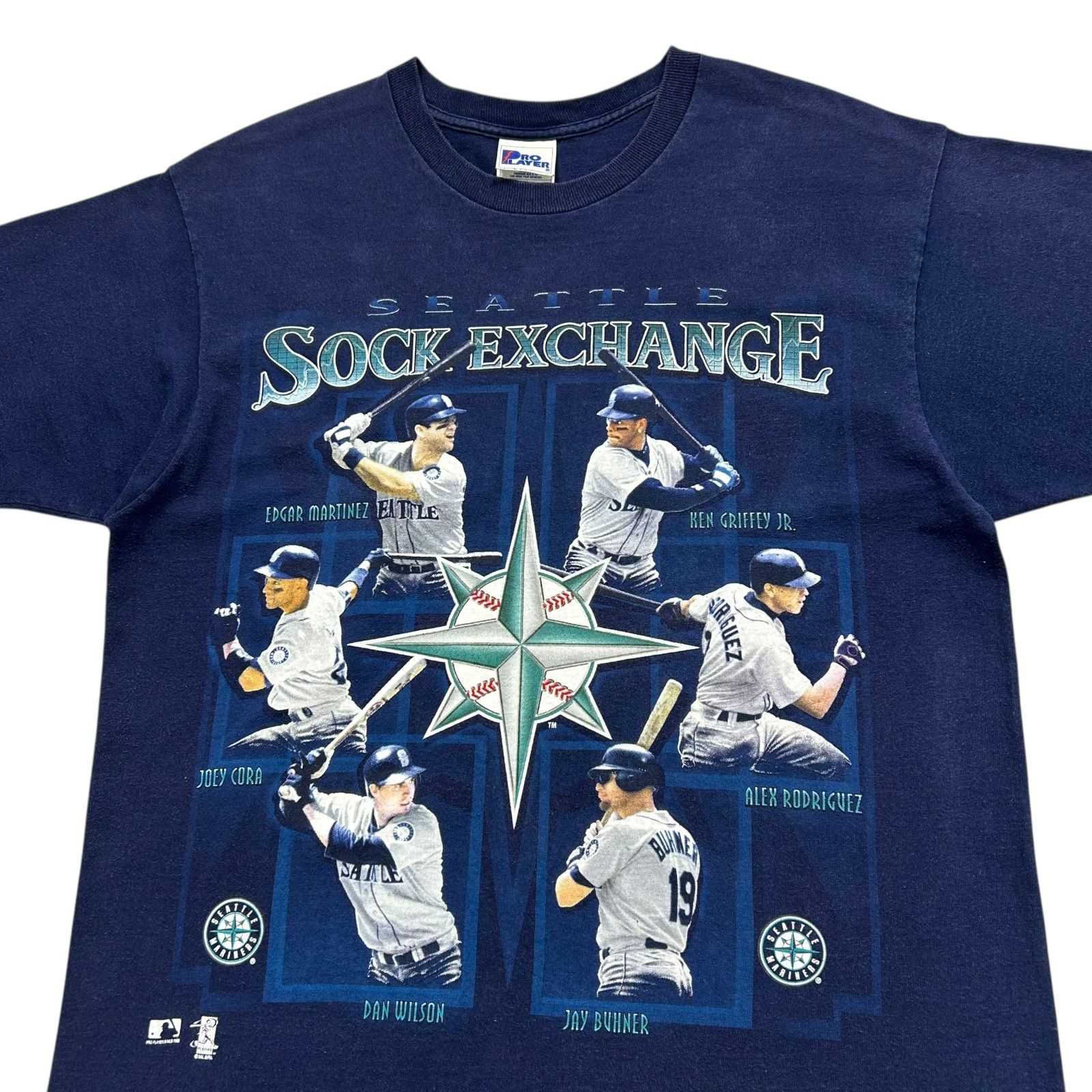 MLB VTG 90s SEATTLE MARINERS PRO PLAYER 1998 GRIFFEY RODRIGUES Size US L / EU 52-54 / 3 - 2 Thumbnail