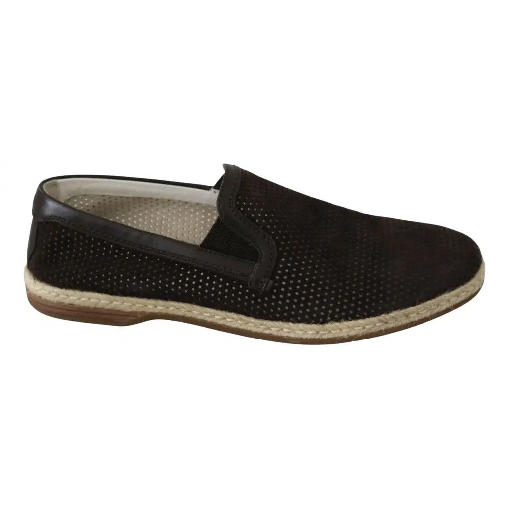 o1y0125 Suede Espadrilles in Black