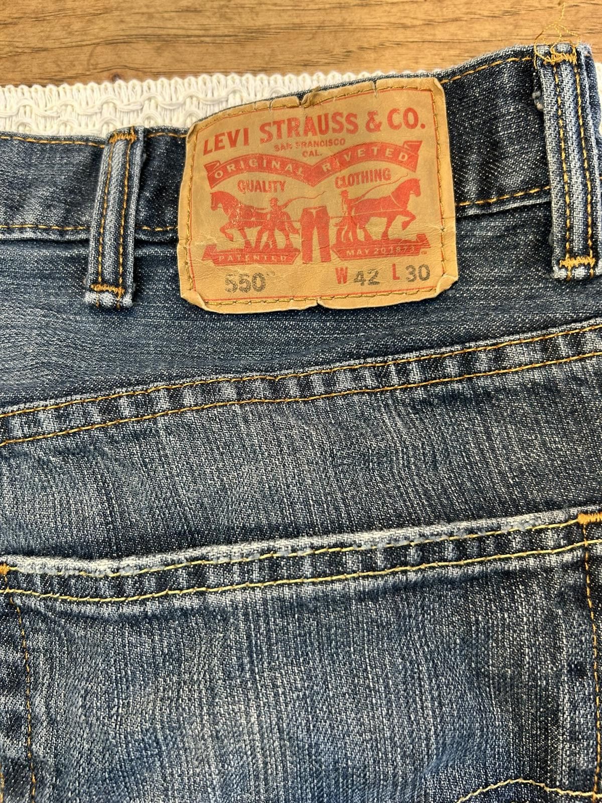 Other Levi's 550 Relaxed Fit Denim Jeans Size W42 L30 Size US 42 / EU 58 - 7 Thumbnail