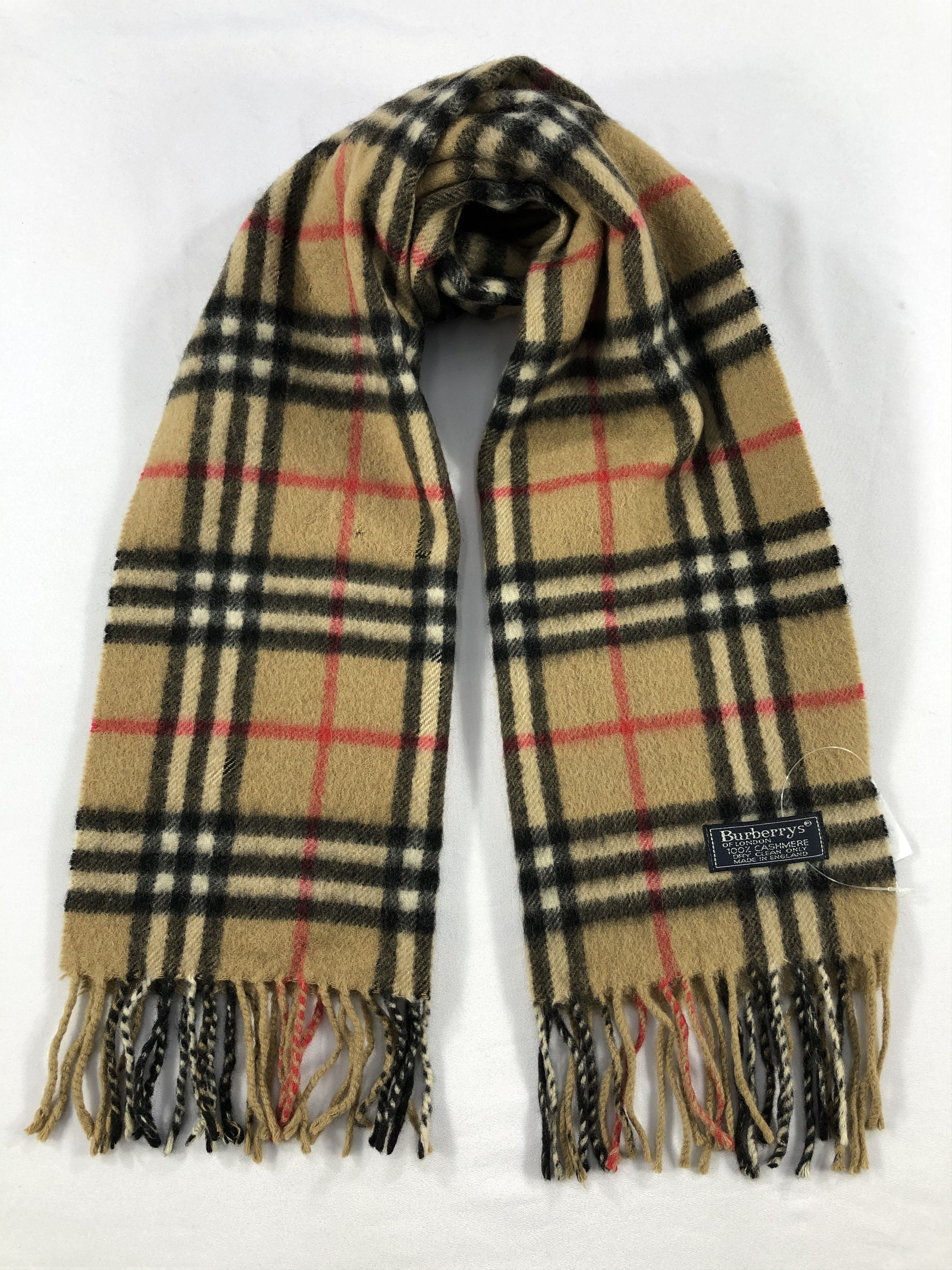 Burberry Vintage Burberry Scarf/Muffler/Neckwear MF1667 Size ONE SIZE - 1 Thumbnail