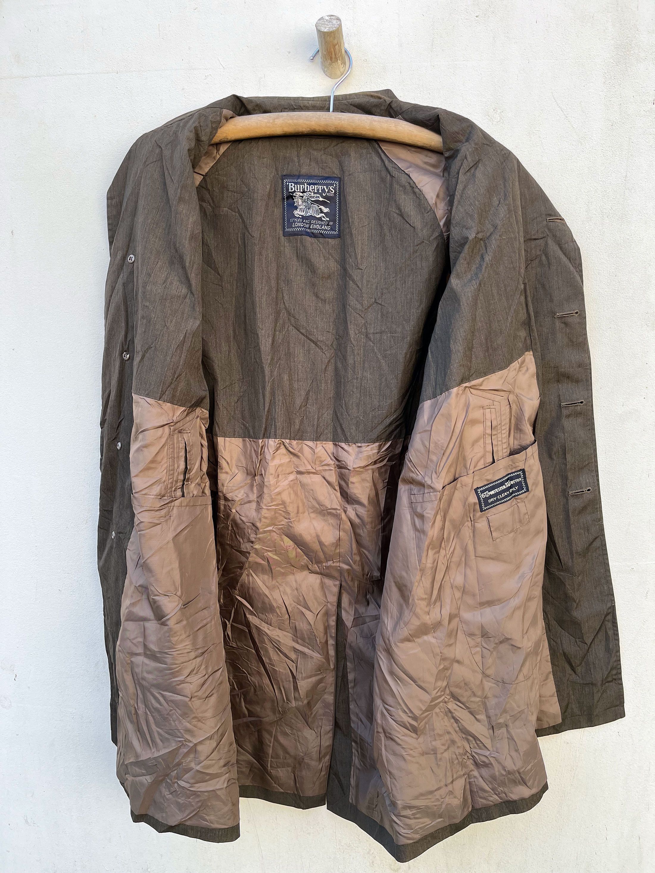 Burberry × Designer Vintage Burberrry's Long Coat Jacket Size US S / EU 44-46 / 1 - 6 Thumbnail