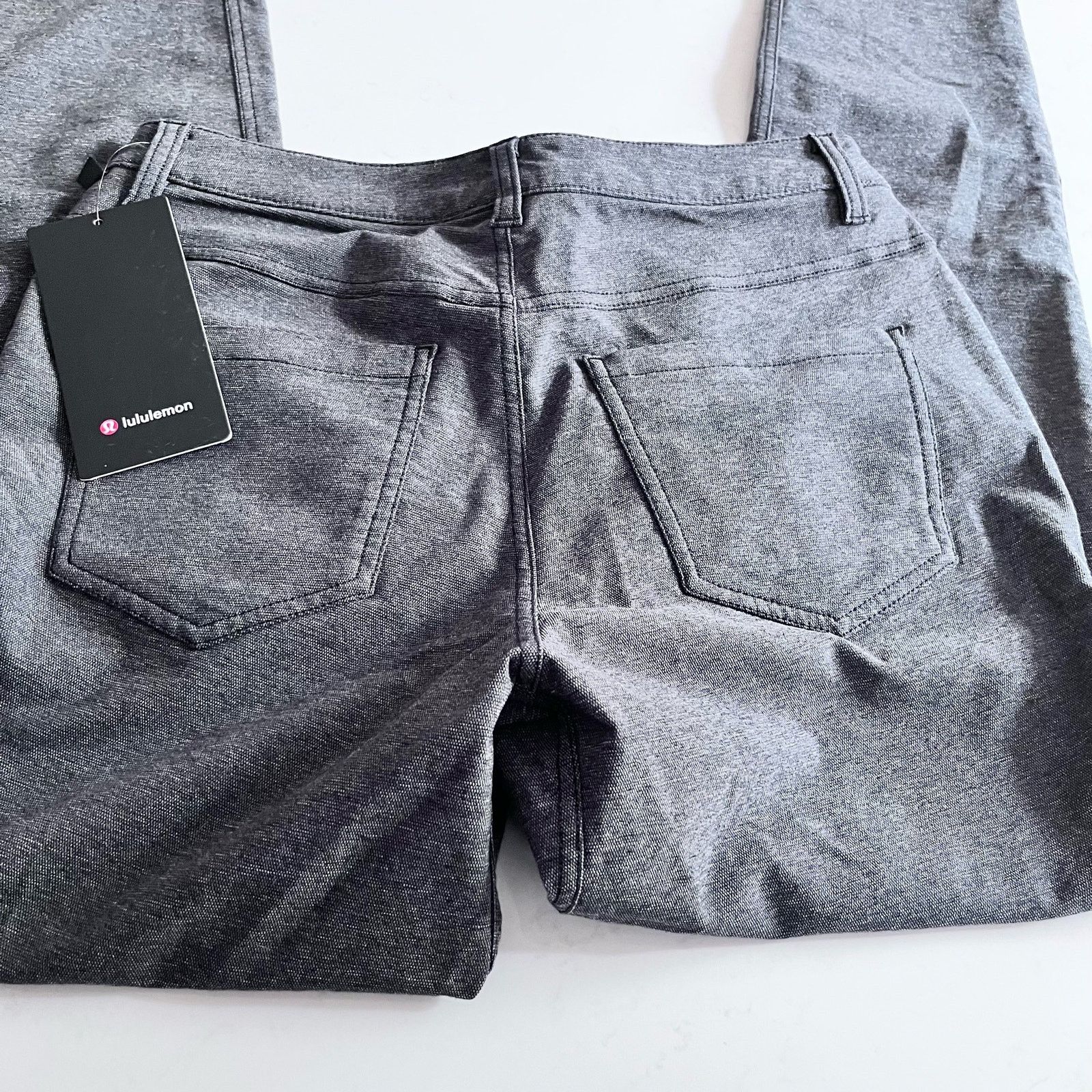 Lululemon Lululemon Mens Heather black ABC Skinny Pant 30x34 NWT Size US 30 / EU 46 - 9 Thumbnail