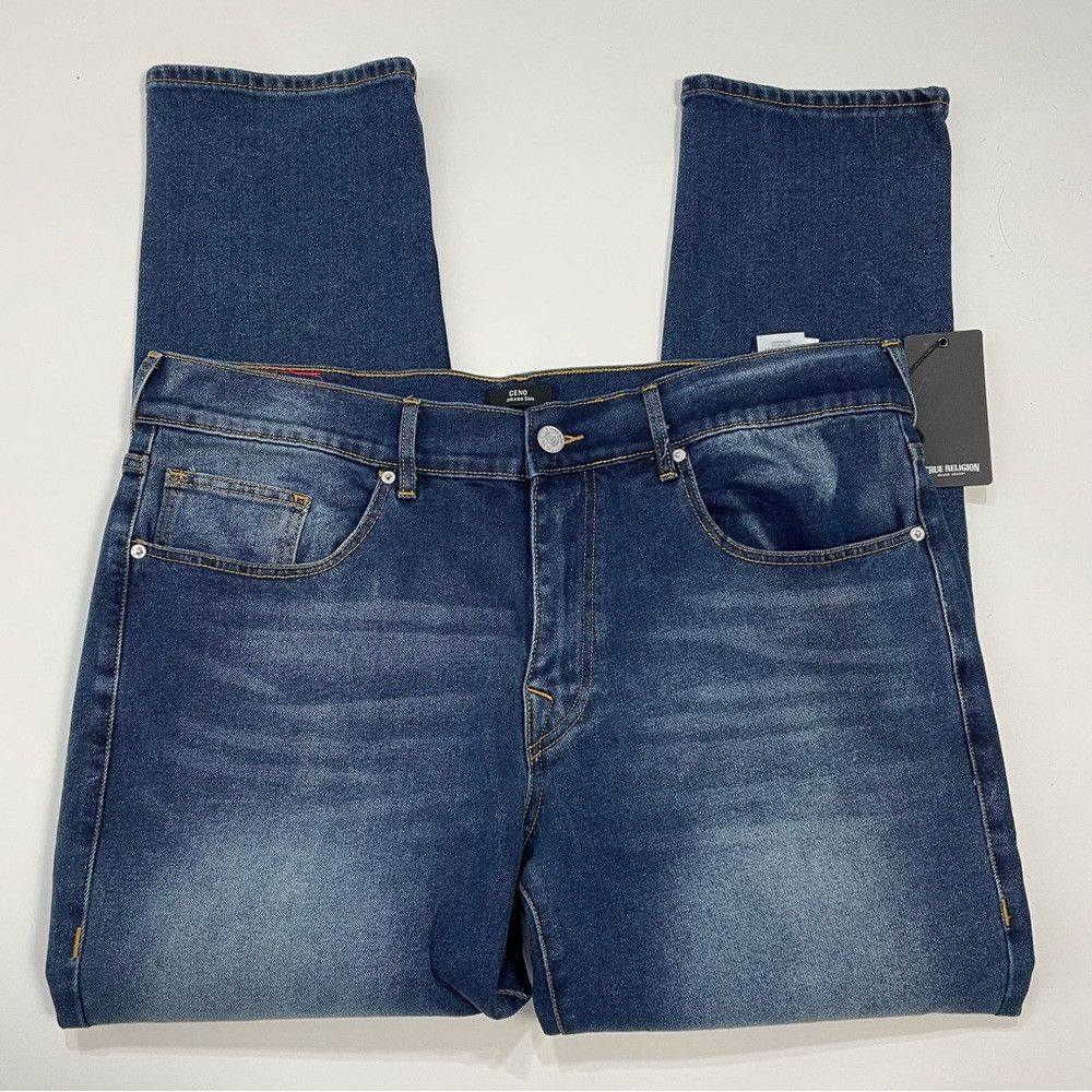 True Religion NWT New $159 True Religion Geno Relaxed Slim Jeans Size 40 Size US 40 / EU 56 - 3 Thumbnail