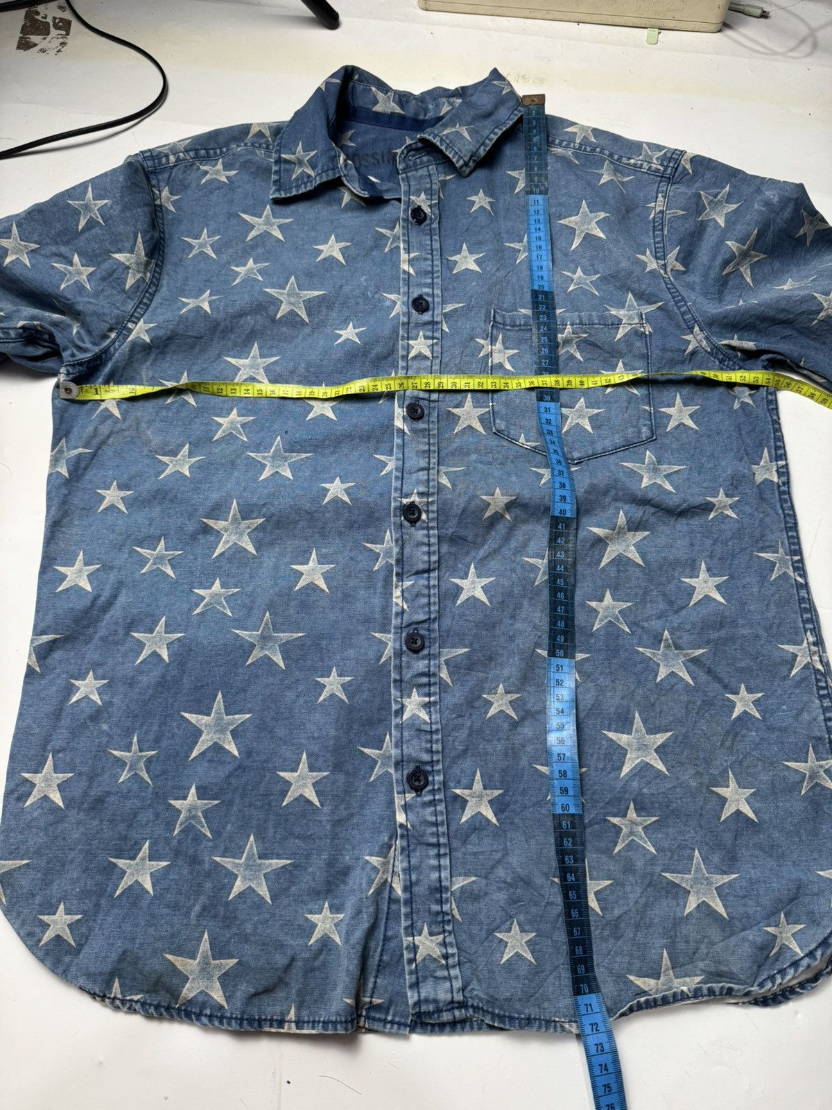PPFM Japanese Stars Massimo Denim Shirt Size US M / EU 48-50 / 2 - 5 Thumbnail