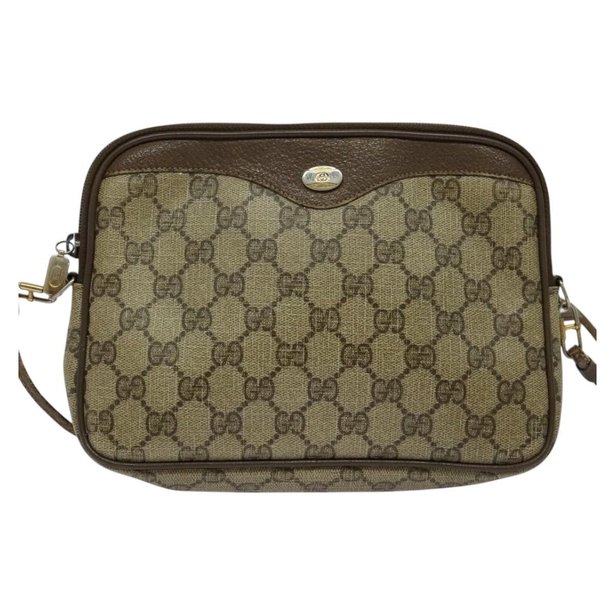 Gucci GUCCI GG Supreme Shoulder Bag Pvc Beige 97 02 068 Size ONE SIZE - 2 Thumbnail
