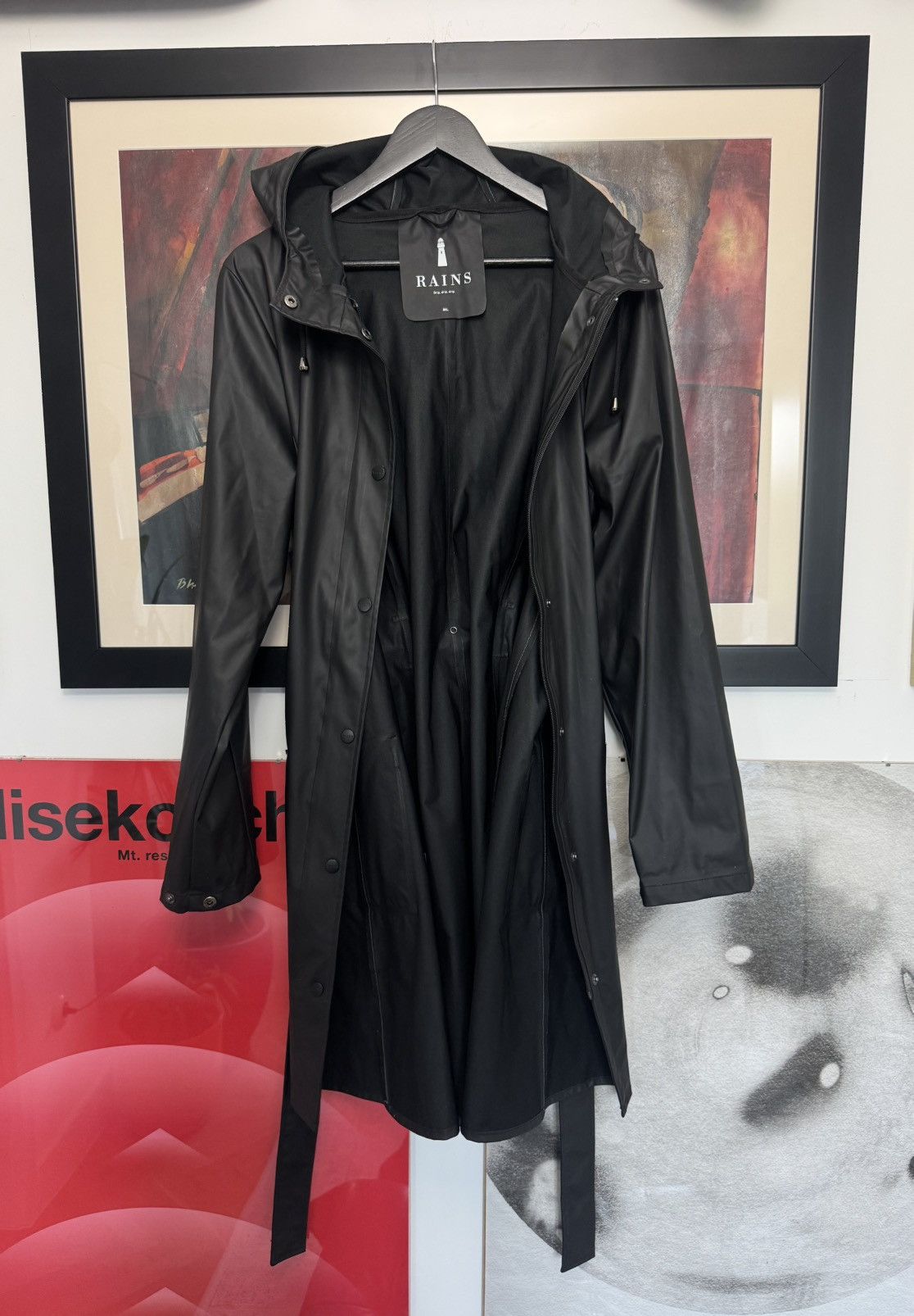 Rains Rains Fishtail Rain Trench Coat Black Rare Casual Streetweat Size US M / EU 48-50 / 2 - 3 Thumbnail