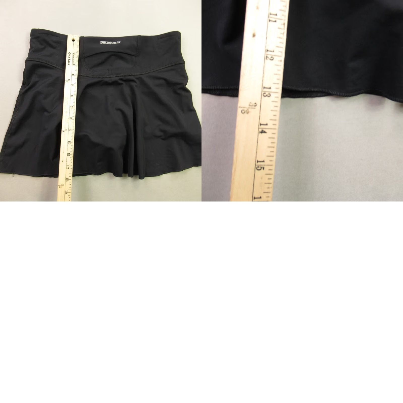 Patagonia Patagonia Skirt Womens Small Lightweight Outdoor Black Midi Knit Polyester Spandex Flare Pockets Logo Casual Top Brand: Patagonia Womens Size 28" / US 6 / IT 42 - 8 Thumbnail