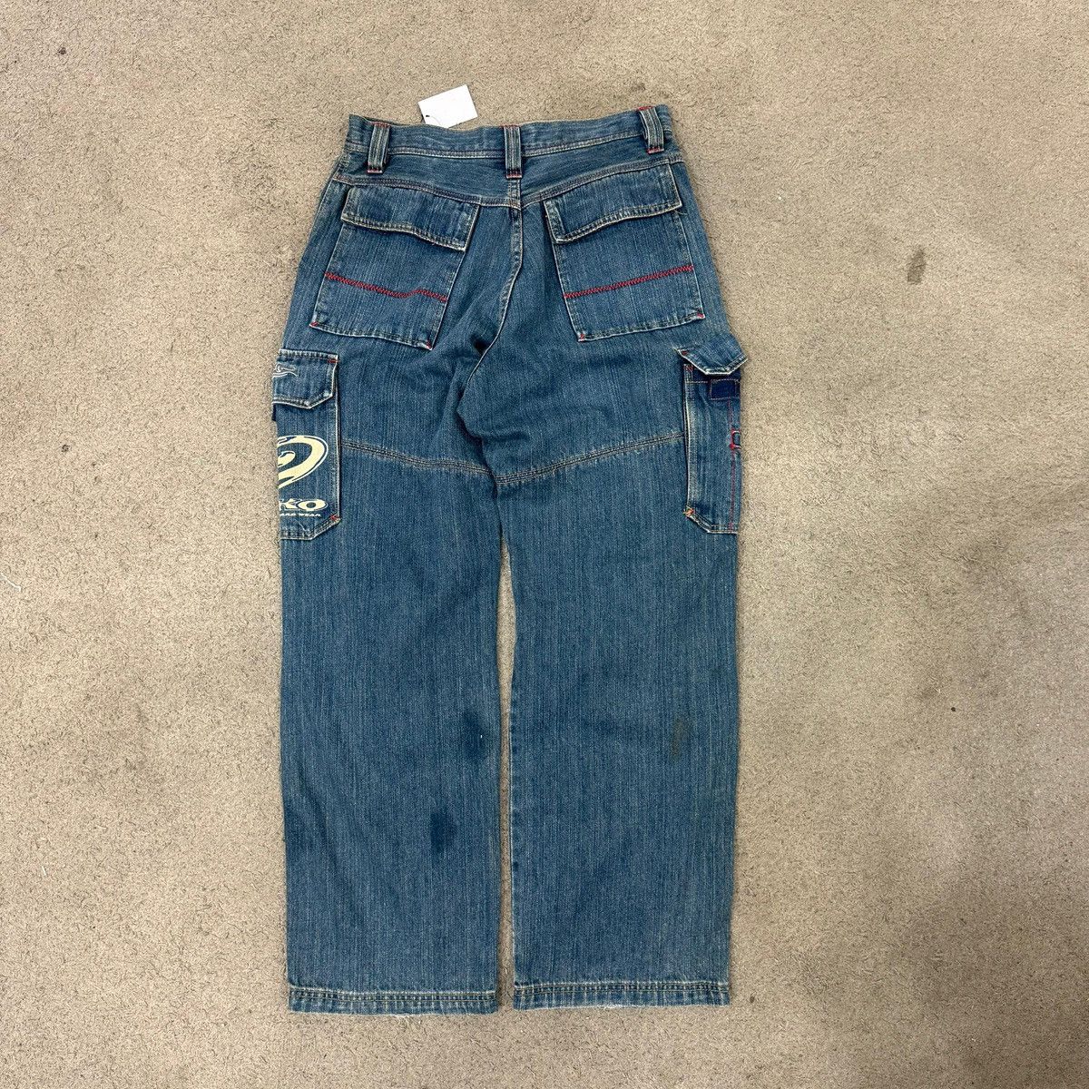 Japanese Brand Piko Y2K Double Knee Cargo Denim Vintage Japanese Brand Size US 30 / EU 46 - 5 Thumbnail