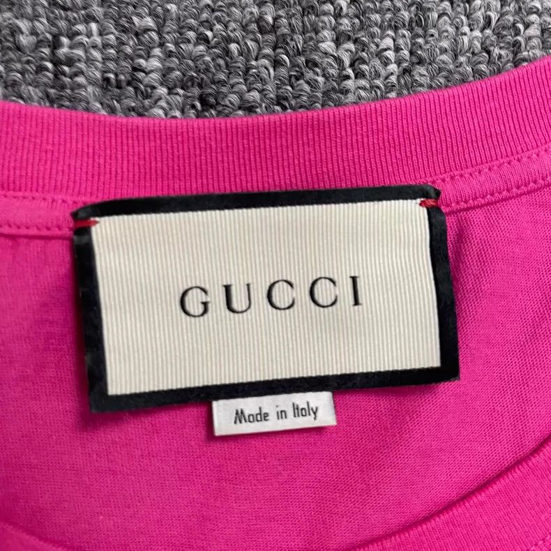Gucci Gucci Pure cotton large logo short sleeves 2501-Nextarrow Size US XS / EU 42 / 0 - 9 Thumbnail