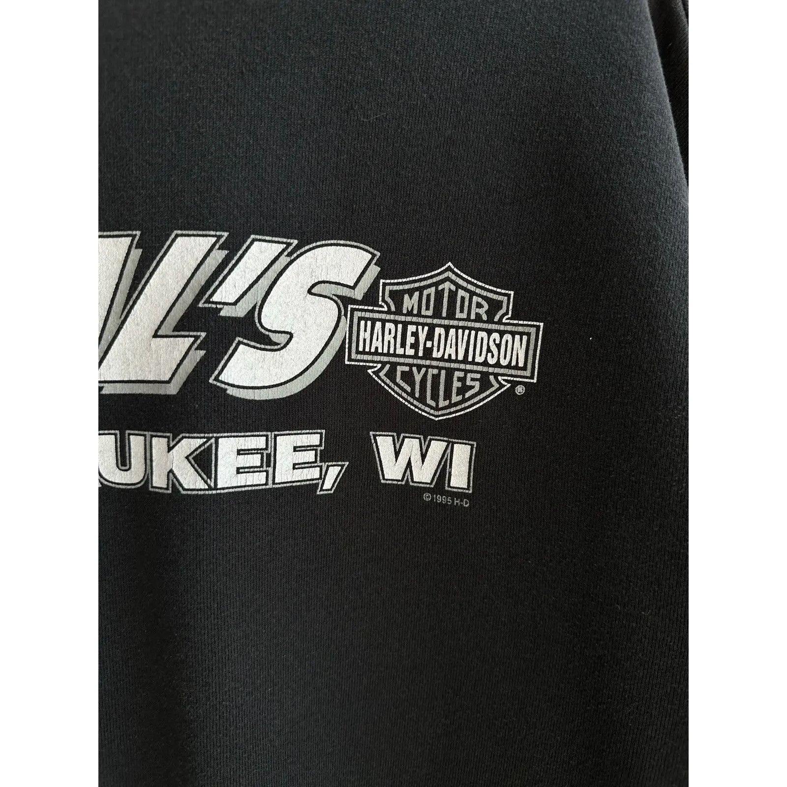 Harley Davidson Vintage Harley-Davidson Milwaukee 1995 Rare Track Jacket Size US XL / EU 56 / 4 - 3 Thumbnail