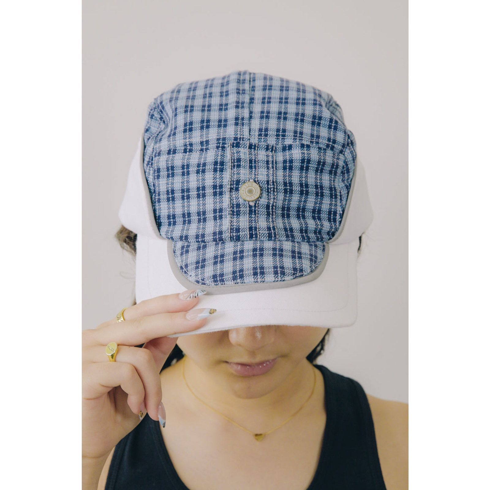 Levi's Rework Levi's Flannel Plaid 5 Panel Hat Size ONE SIZE - 1 Thumbnail