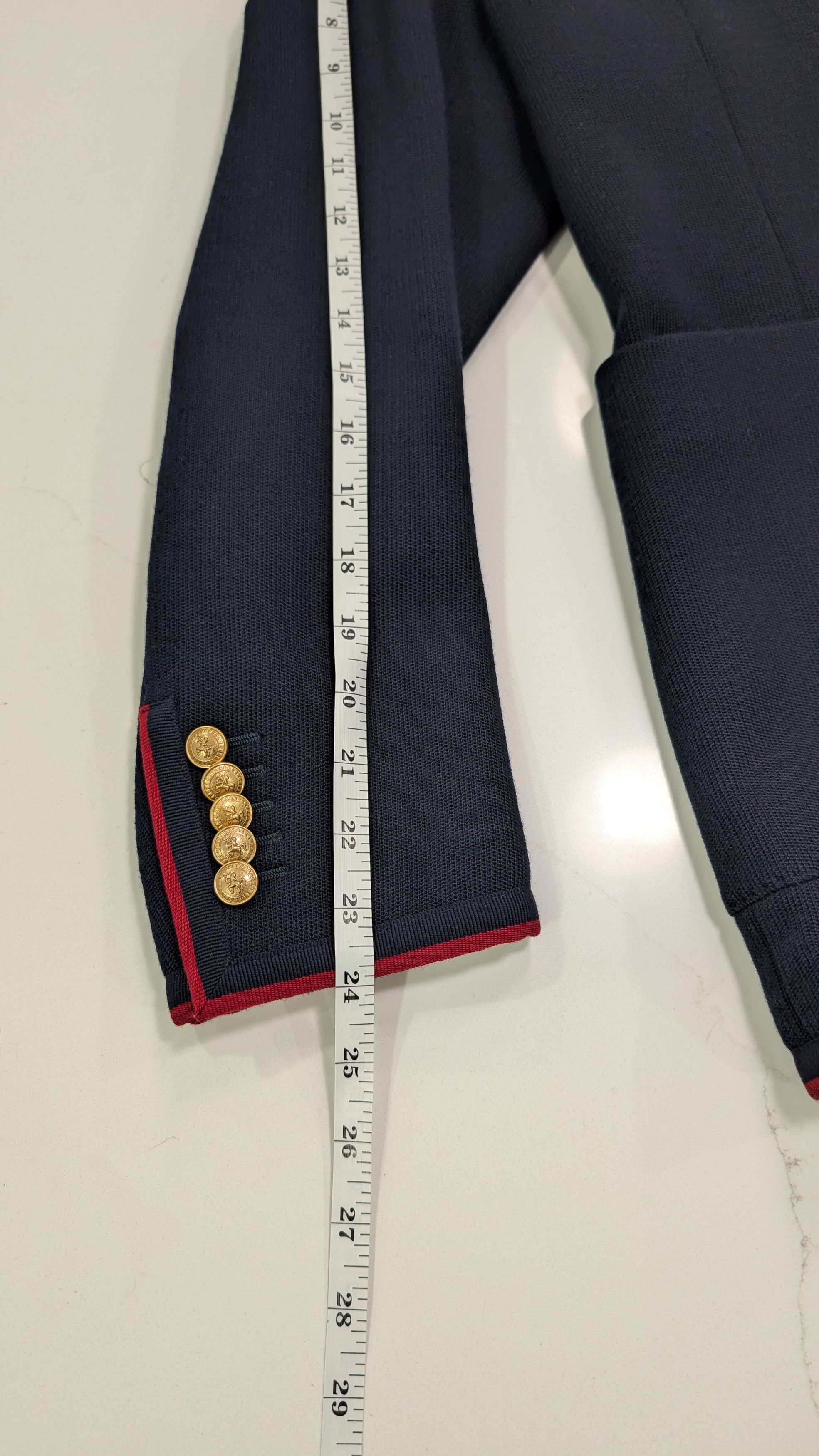 Gucci Gucci Fo Palma Blazer – Wool/Cotton Jersey – Size 50 Size 50R - 14 Thumbnail