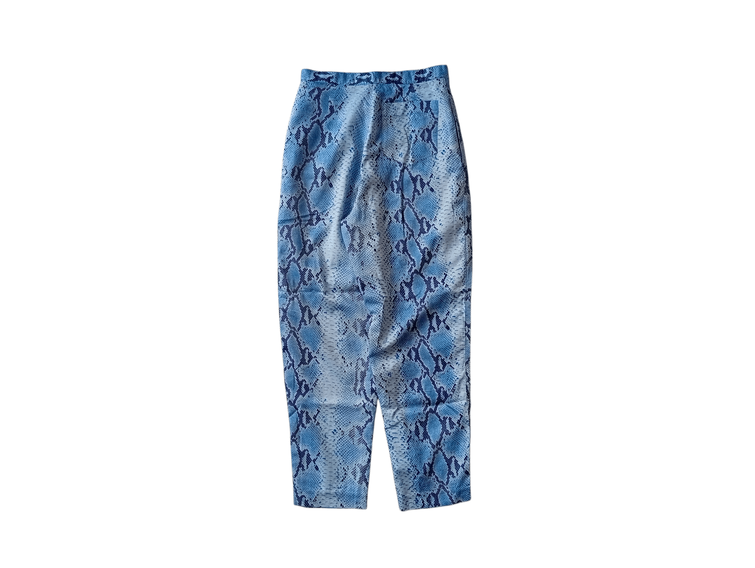 Hanae Mori Vivid Hanae Mori blue python pattern pants Size 26" / US 2 / IT 38 - 5 Thumbnail