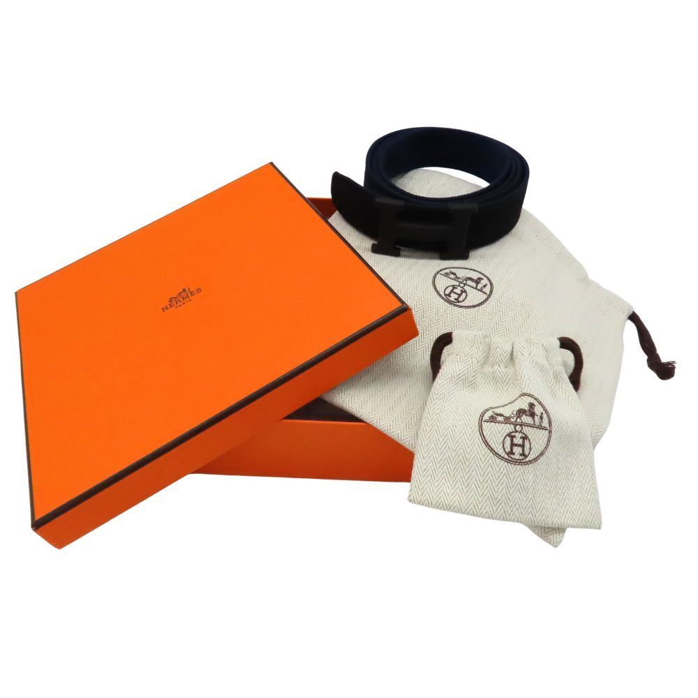 Hermes Hermes Hermes Monochrome Buckle H & Knit Belt Belt Others Belt DUTY FREE for USA Size ONE SIZE - 1 Thumbnail