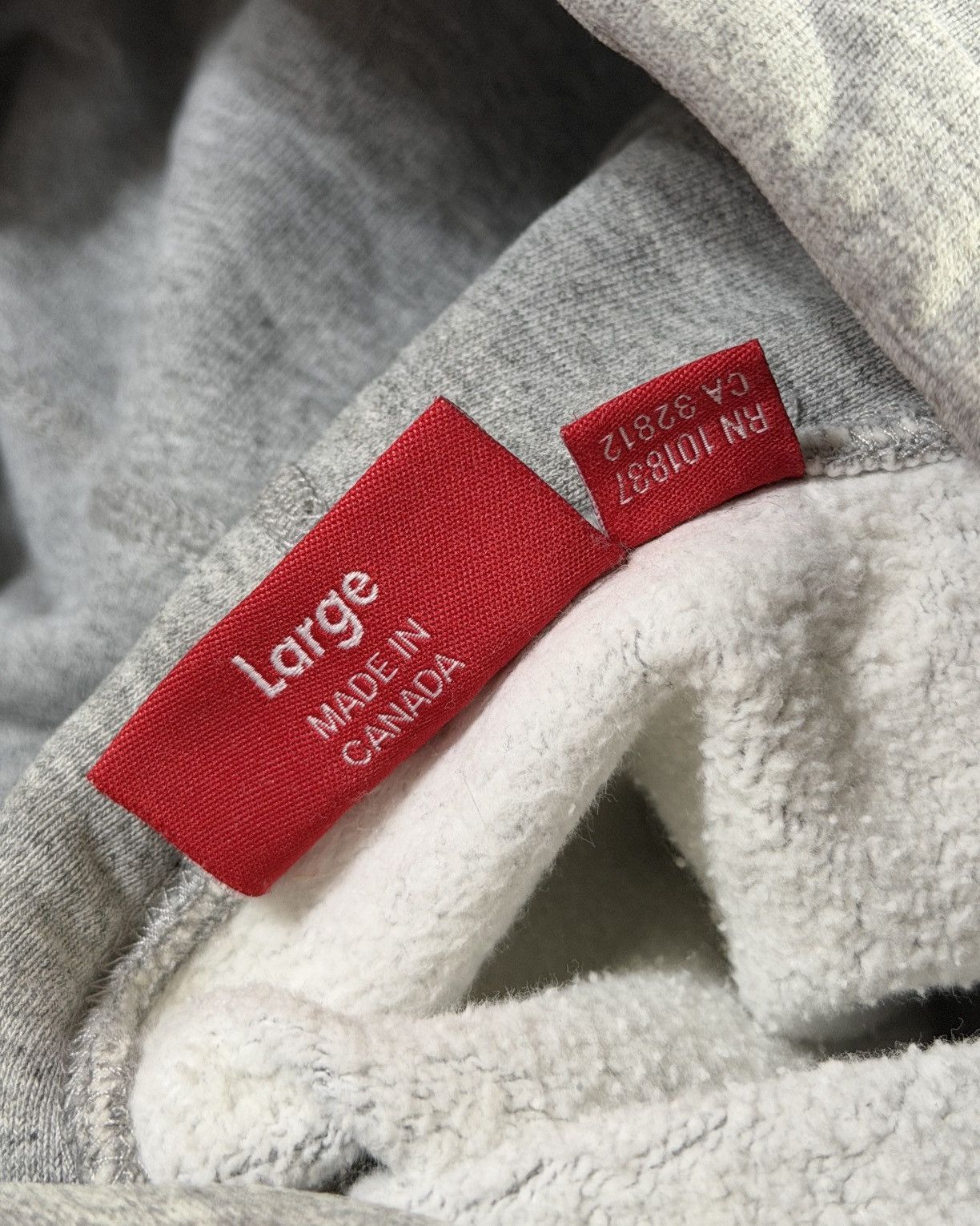 Supreme 2012 Supreme Grey Box Logo Hoodie Size US L / EU 52-54 / 3 - 5 Thumbnail