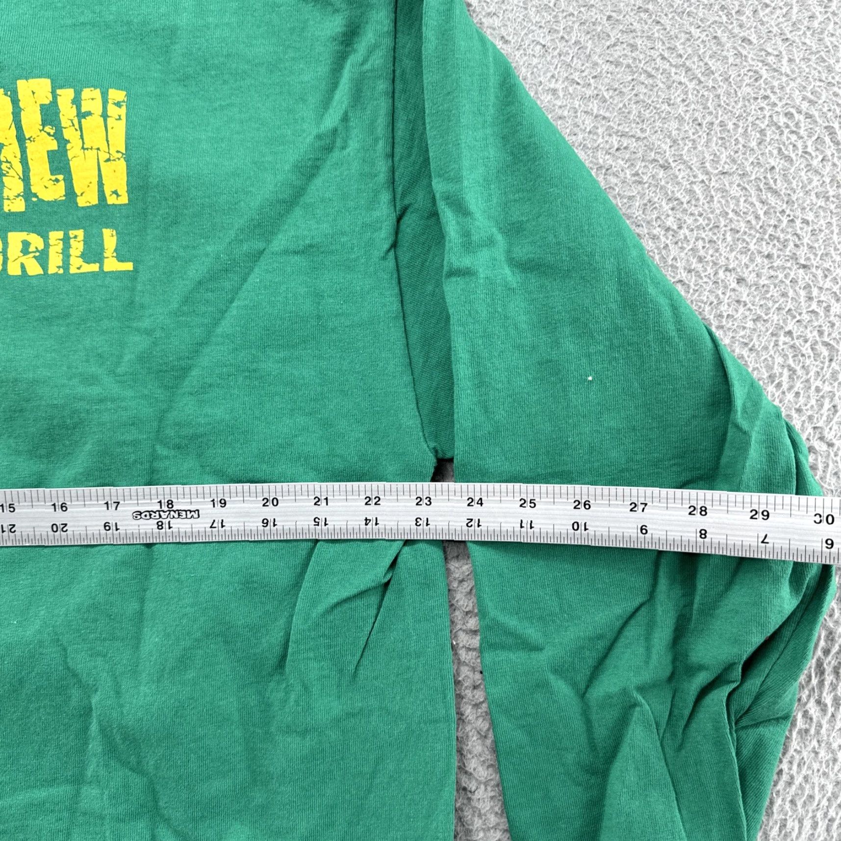 Jansport Vintage Brett Favre Never 4 Get Stadium View Bar Long Sleeve Shirt XL USA Made Mens Green Size US XL / EU 56 / 4 - 7 Thumbnail