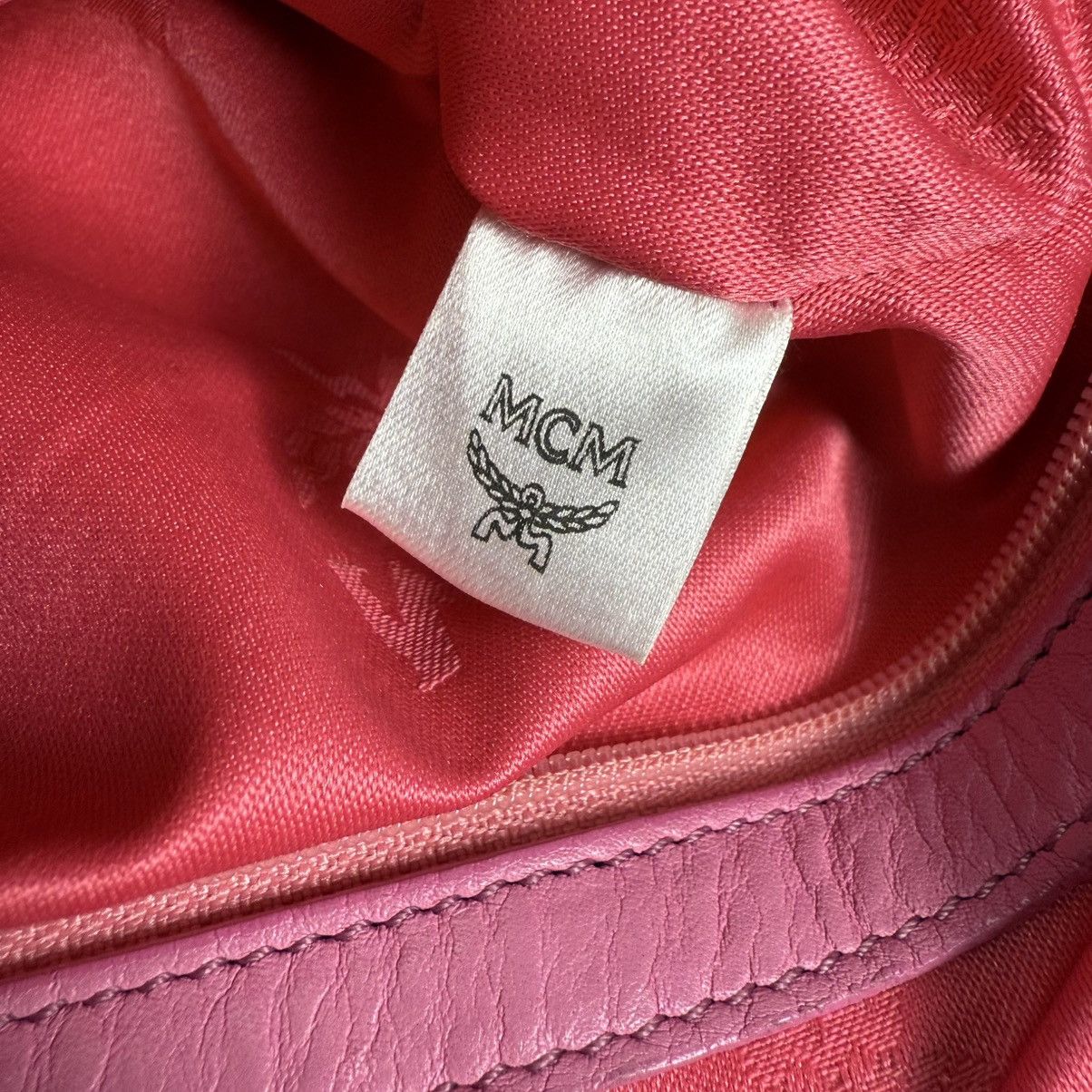 MCM MCM Visetos ‘Pink’ Studs Backpack Size ONE SIZE - 9 Thumbnail