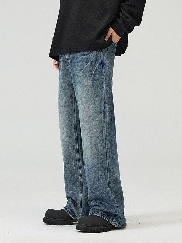 Japanese Brand Men's Lightning American Retro Flared Washed Jeans Size US 32 / EU 48 - 3 Thumbnail