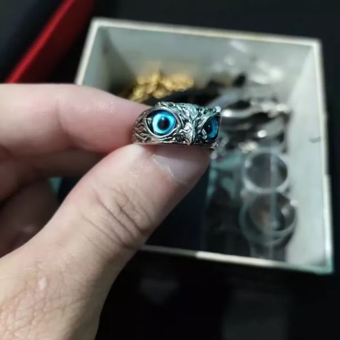 Avant Garde Owl Eyes Ring Adjustable | Grailed