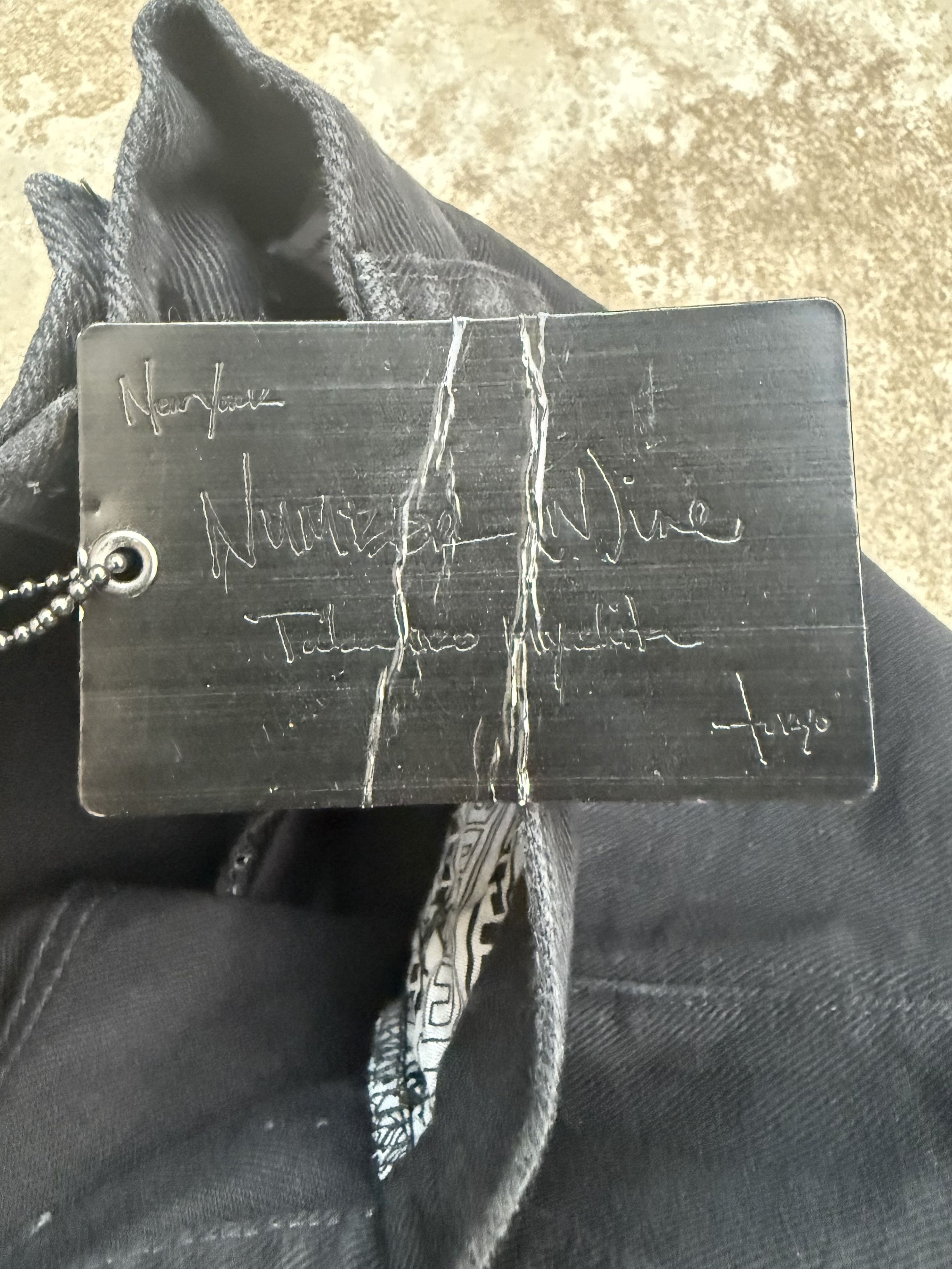 Number (N)ine AW04 "Give Peace A Chance" Patchwork Denim Size US 32 / EU 48 - 5 Thumbnail