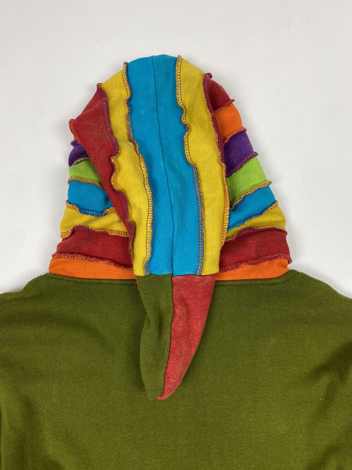 Vintage Y2K Vintage Nepalese Fairy Patchwork Hoodie Size L / US 10 / IT 46 - 8 Thumbnail