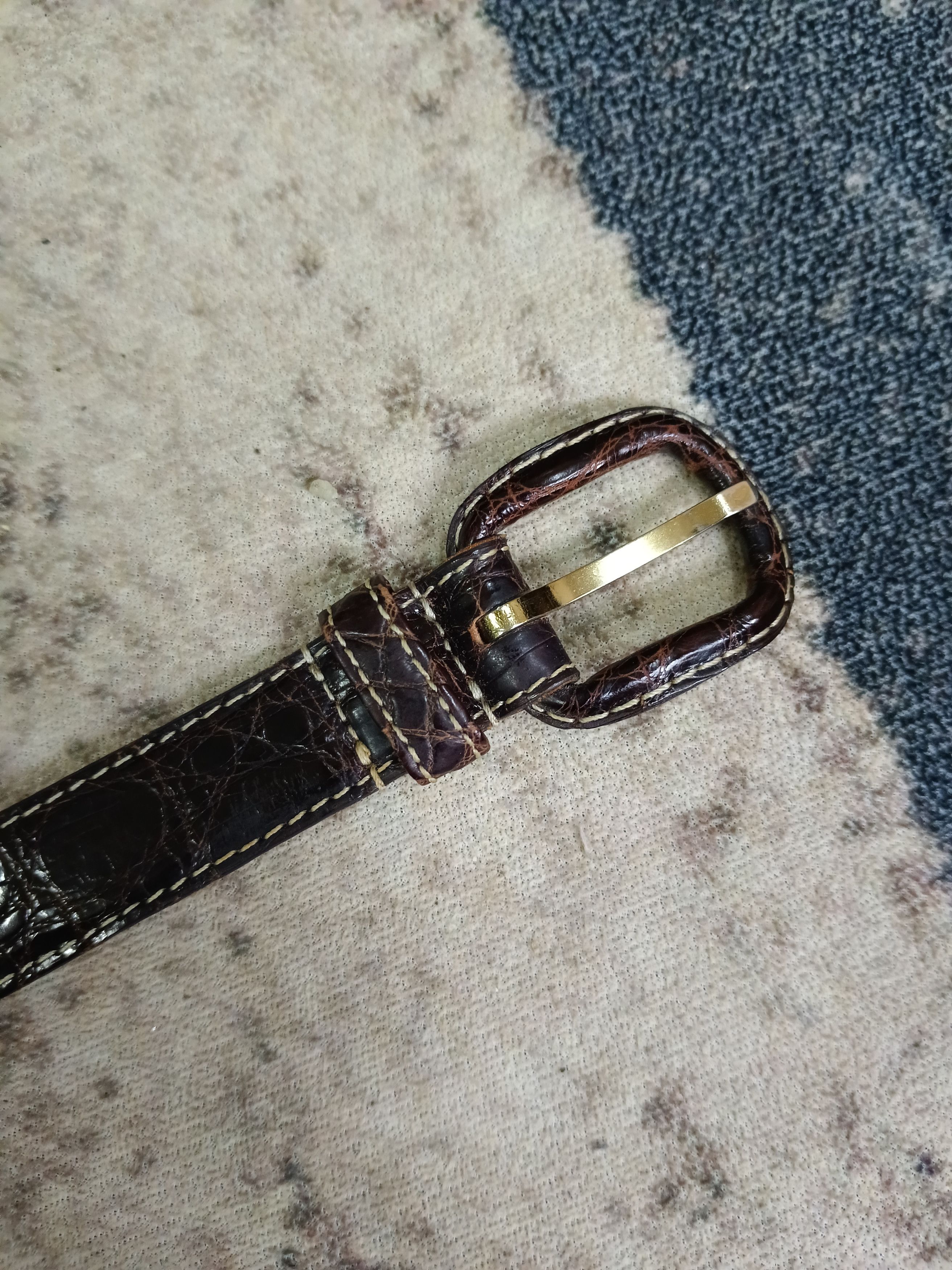 Comme des Garcons CDG CROCODILE LEATHER BELT Size ONE SIZE - 4 Thumbnail